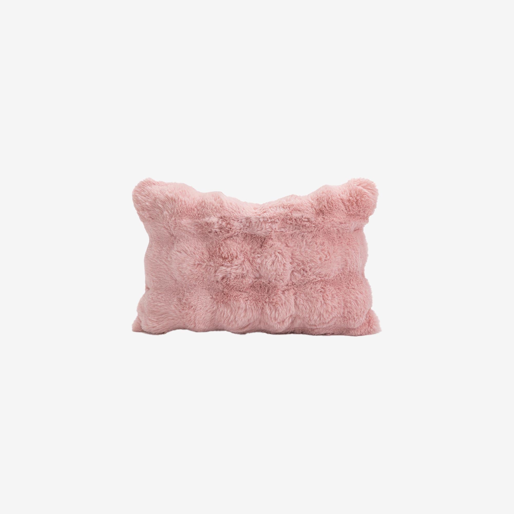 Faux Rabbit Fur Cushion Cover