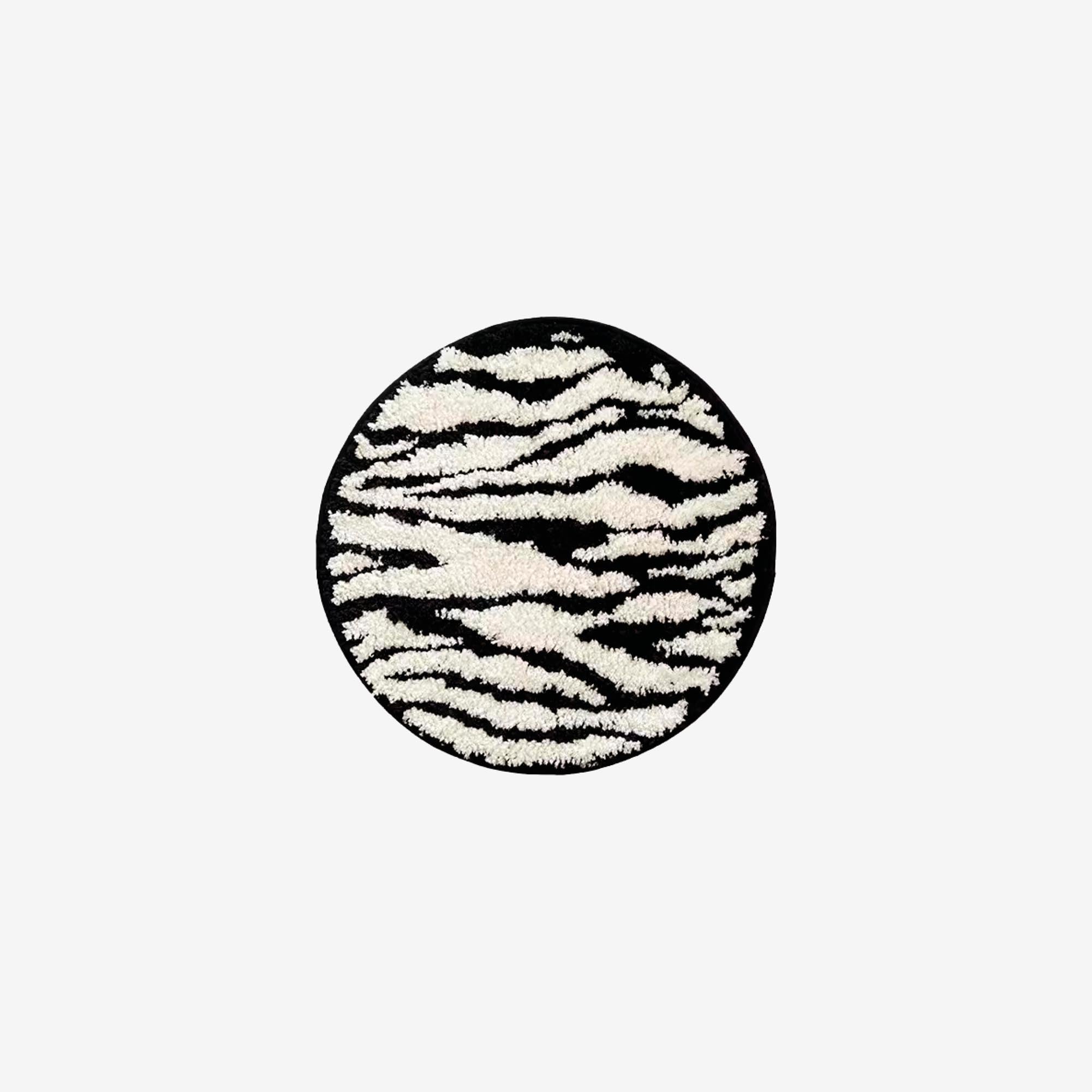Round Zebra Seat Cushion