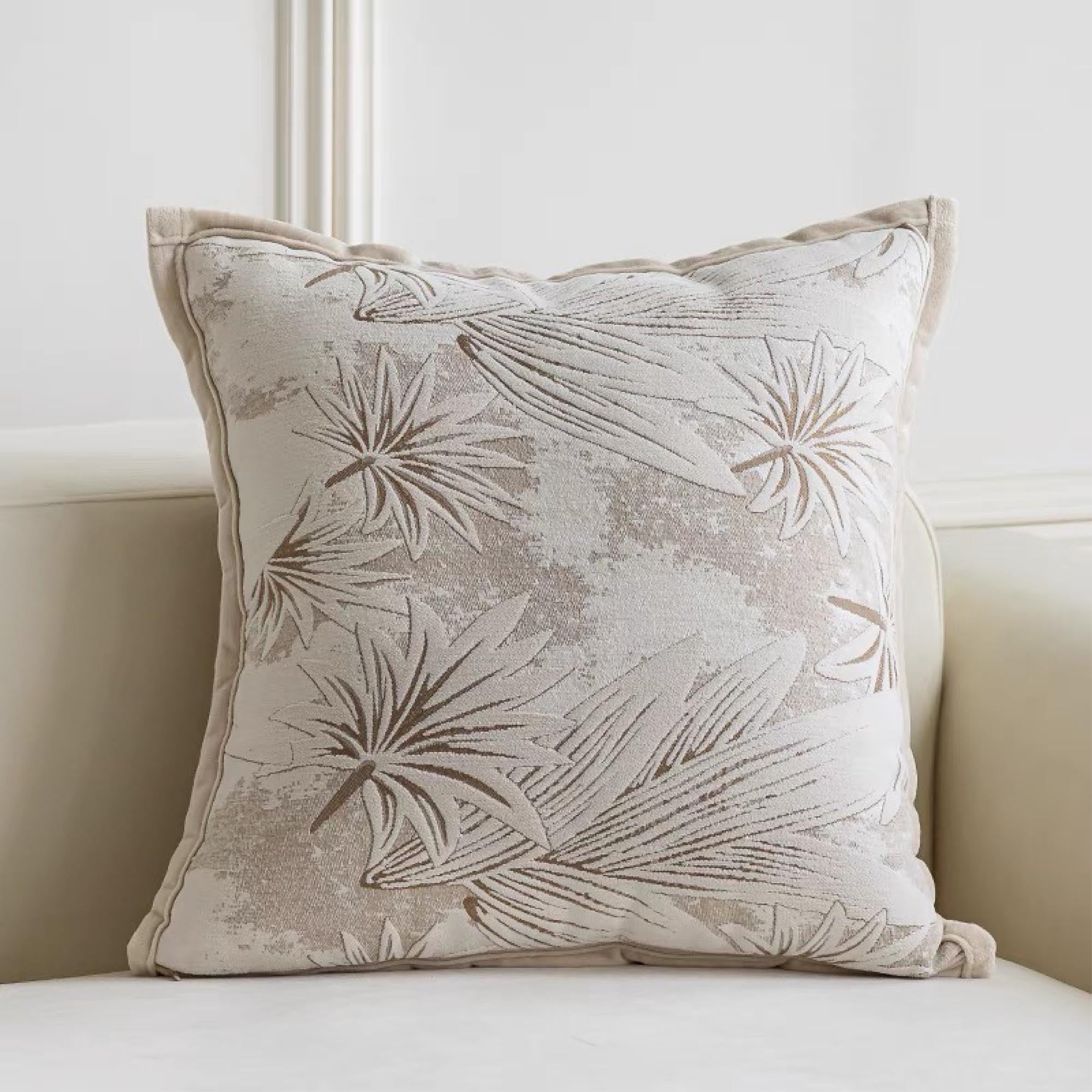 Forest Embroidered Cushion Cover