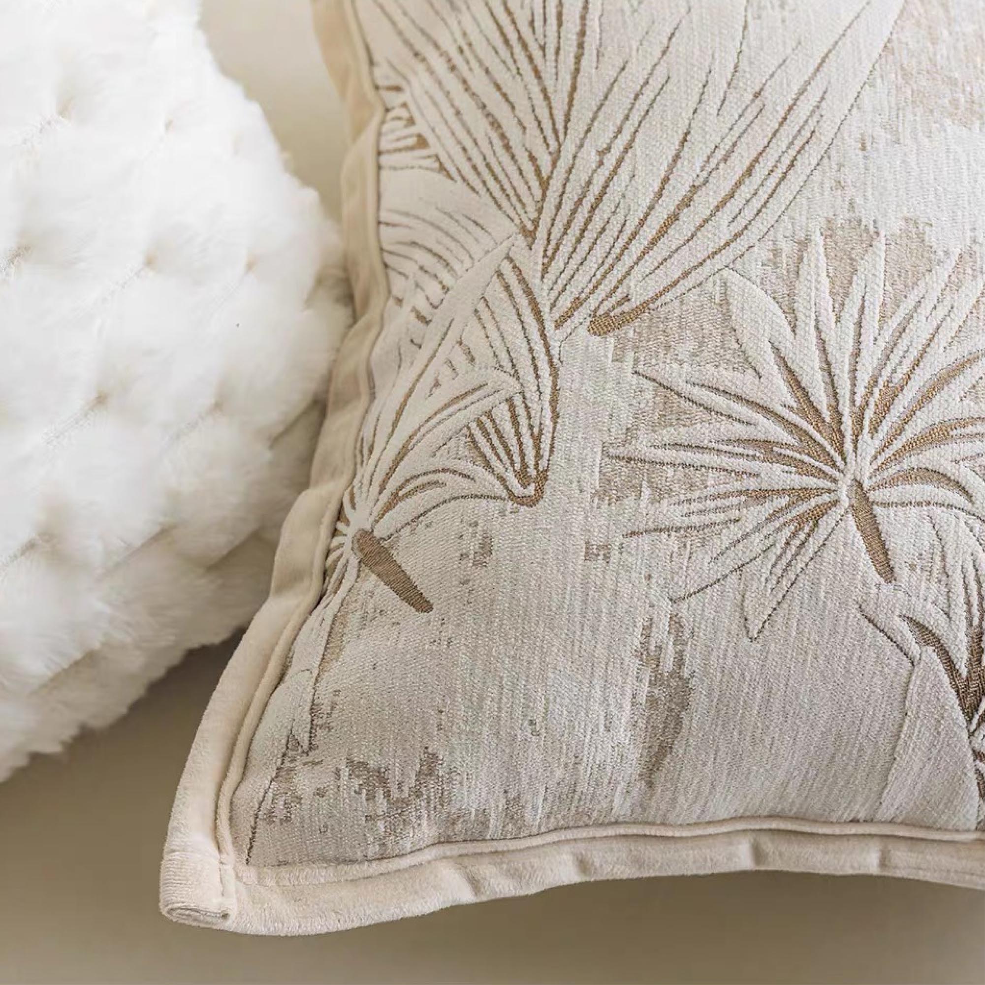 Forest Embroidered Cushion Cover