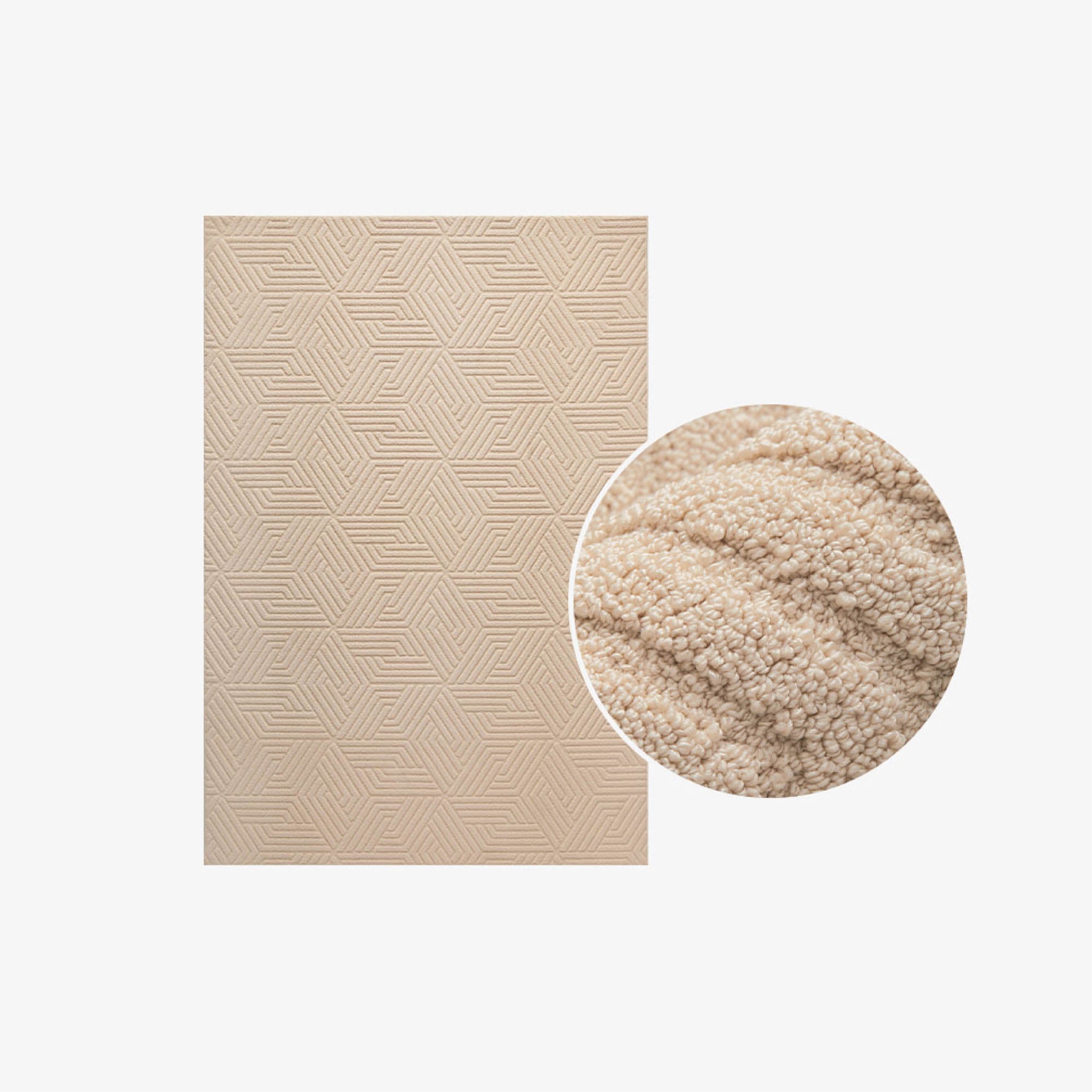VELA Camel Textured Rug