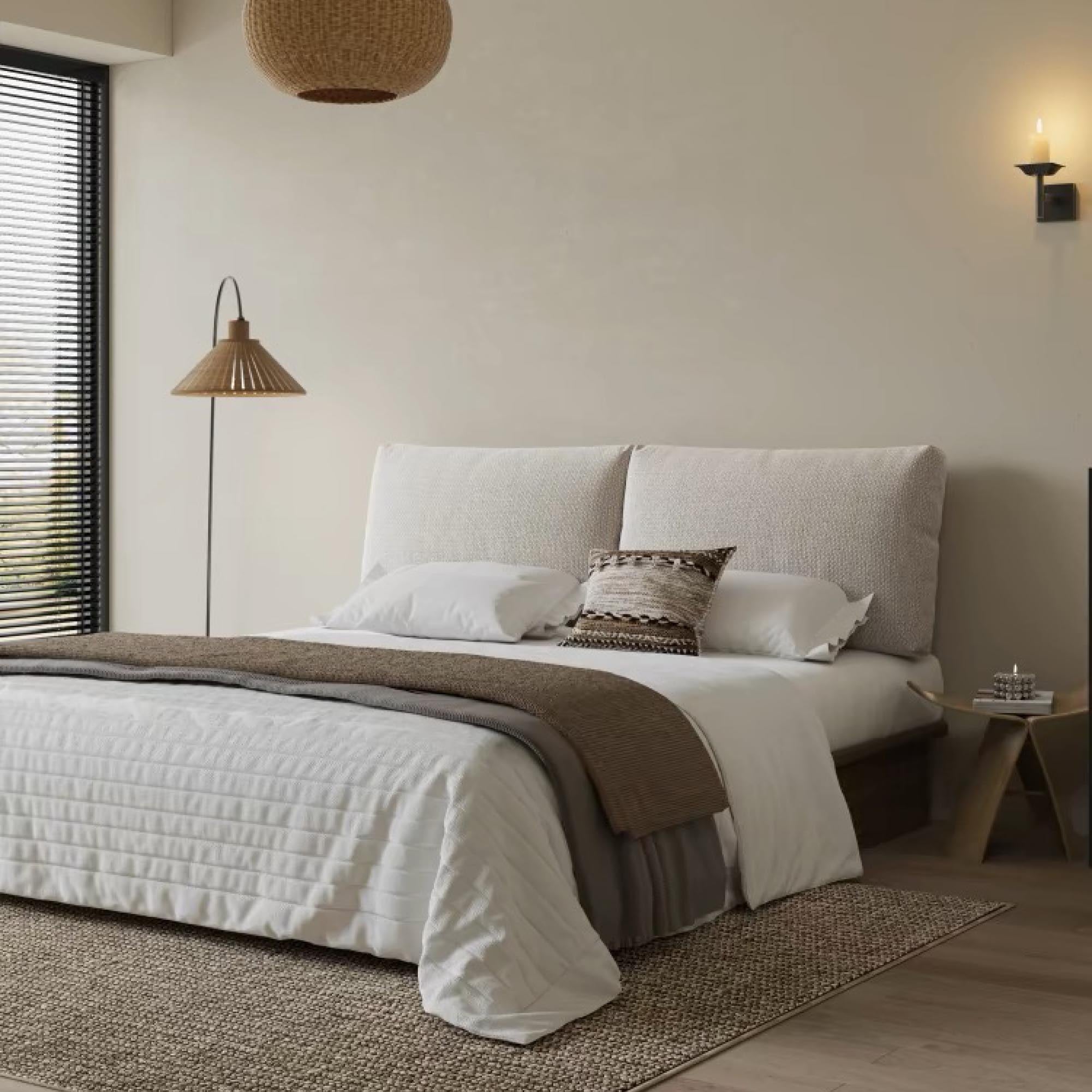Rectangular Cushion Headboard Backrest