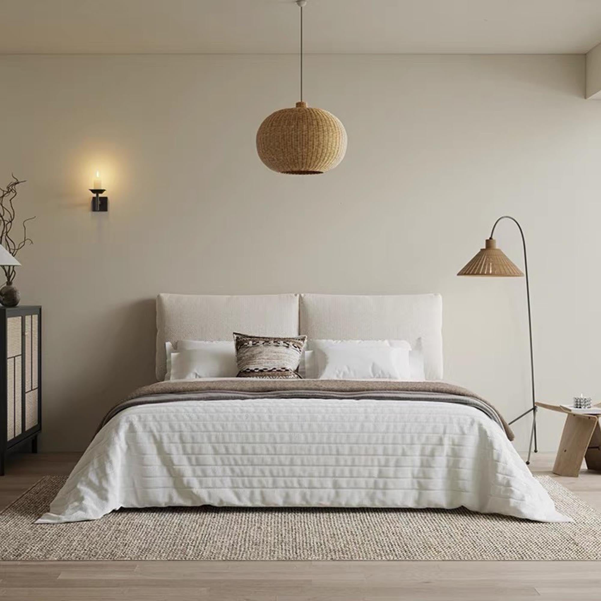 Rectangular Cushion Headboard Backrest