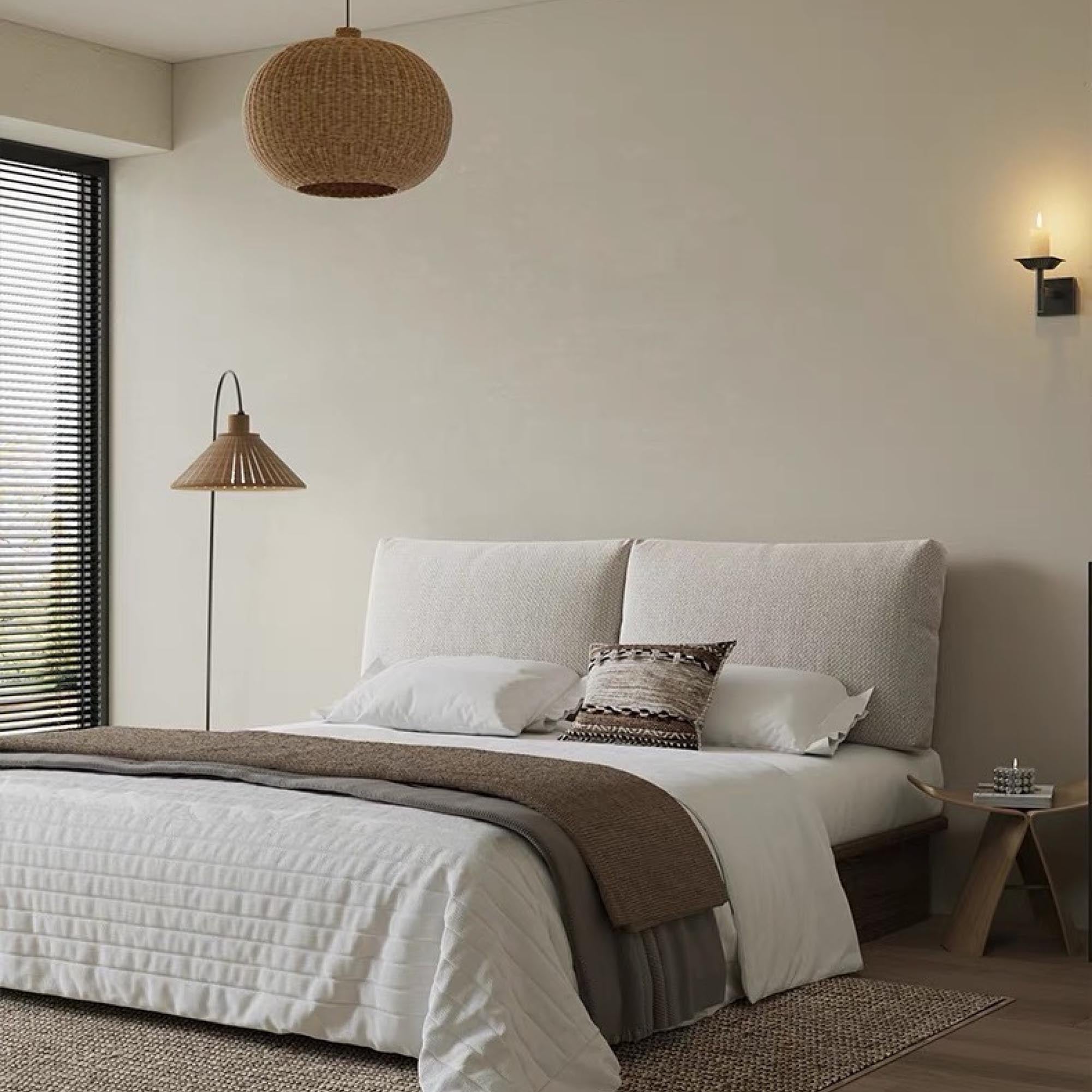 Rectangular Cushion Headboard Backrest