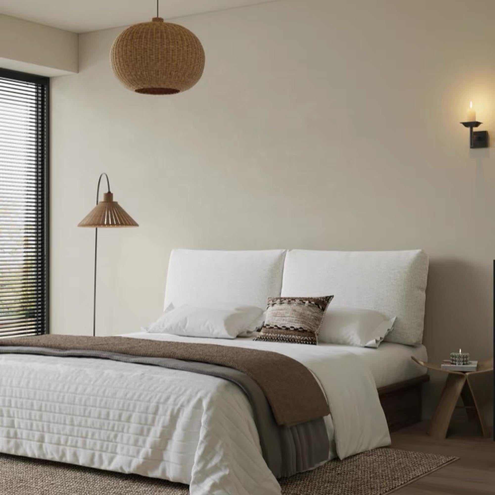 Rectangular Cushion Headboard Backrest