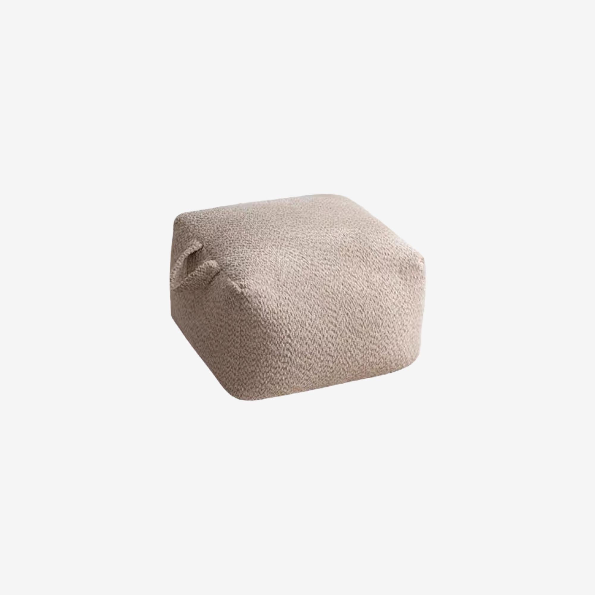 Square Teddy Pouf