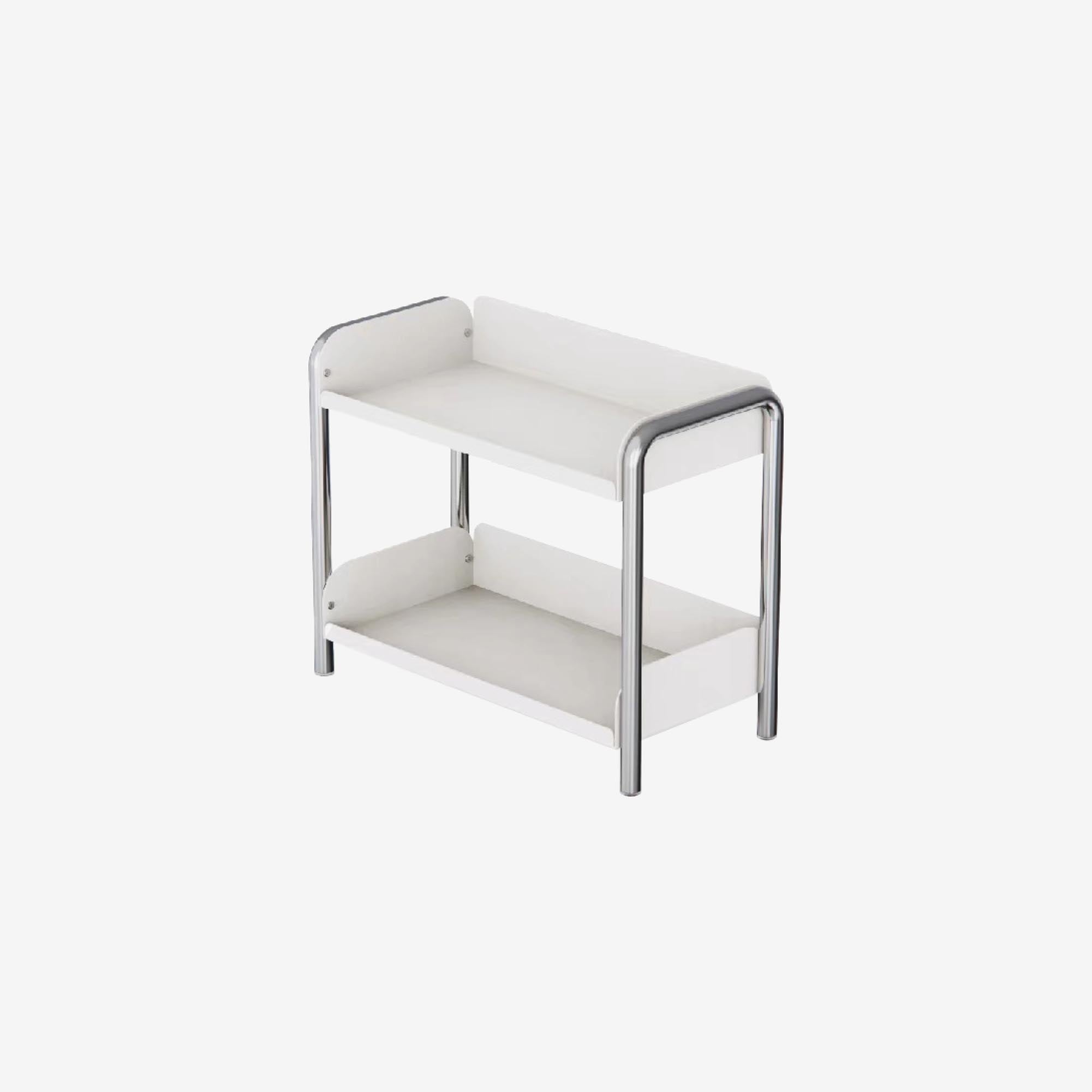 White Metal Rack