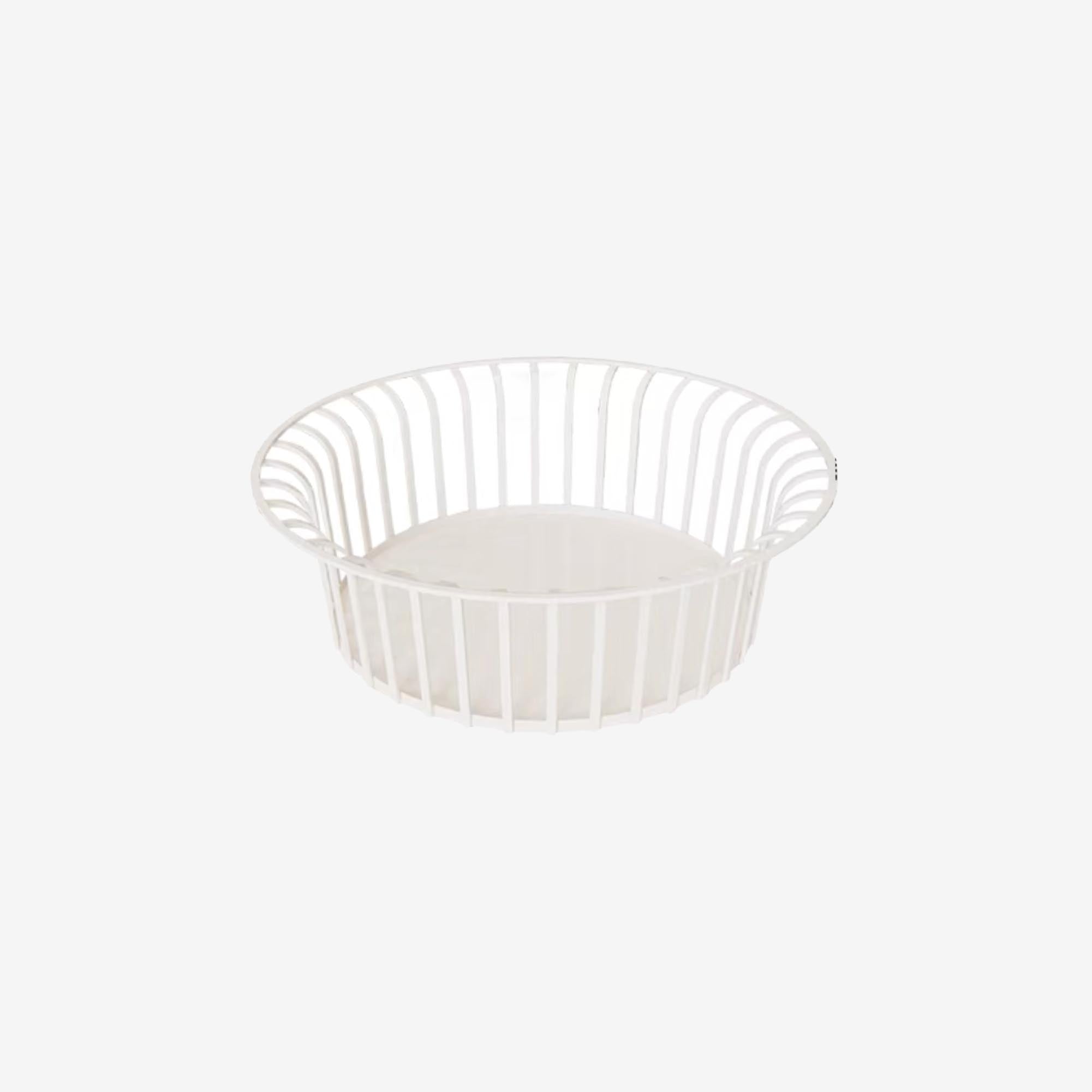 White Metal Wire Basket