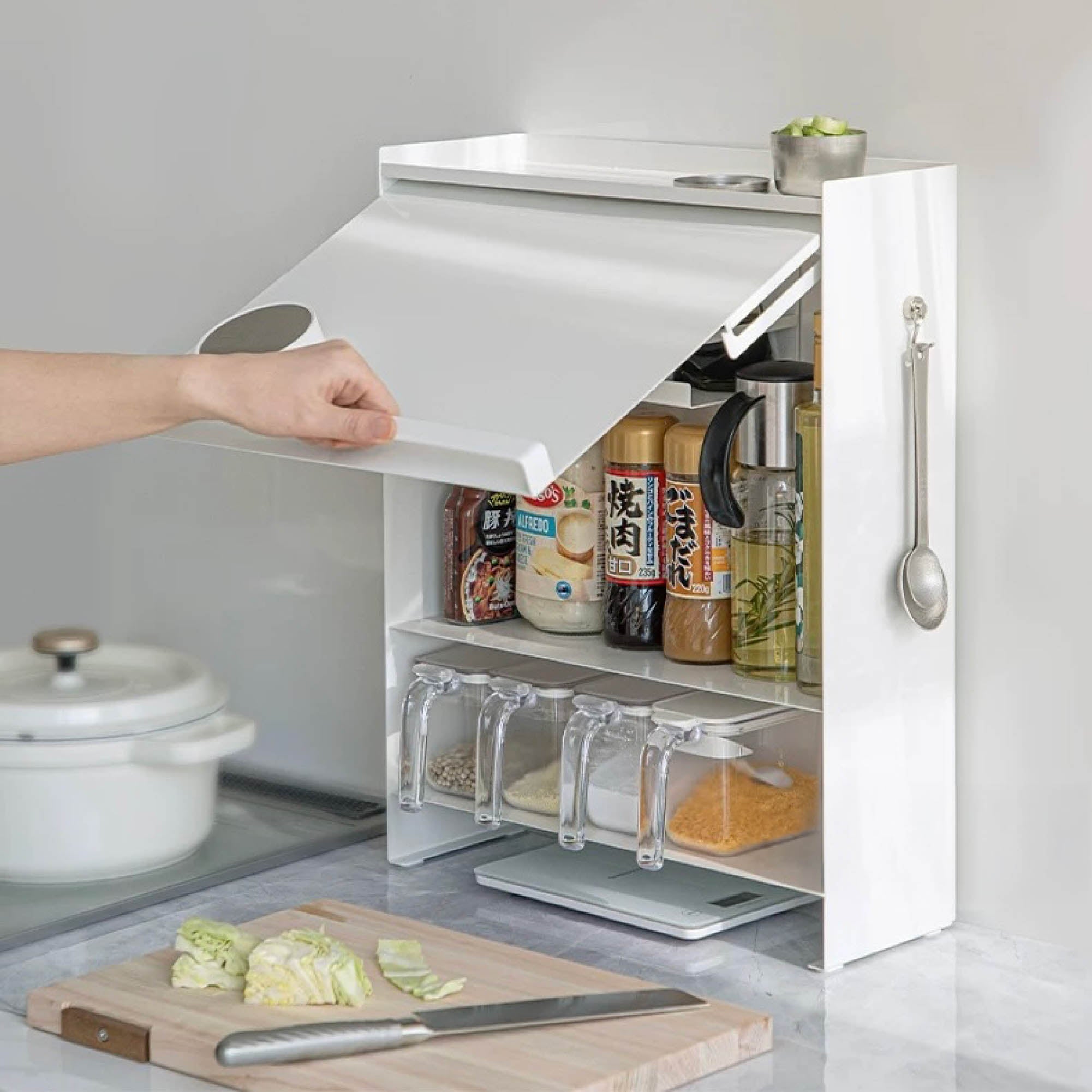 Flip-top Storage Rack