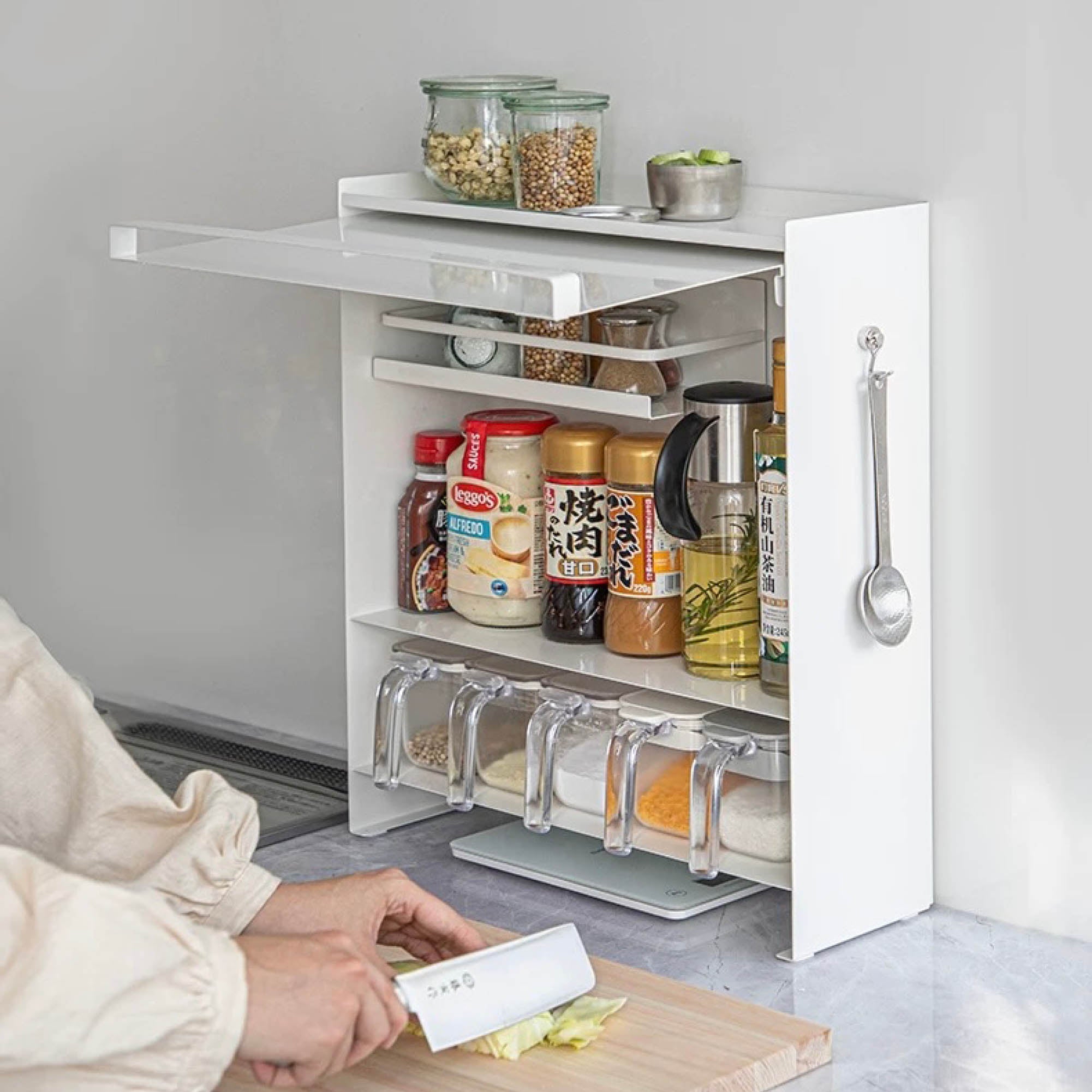 Flip-top Storage Rack
