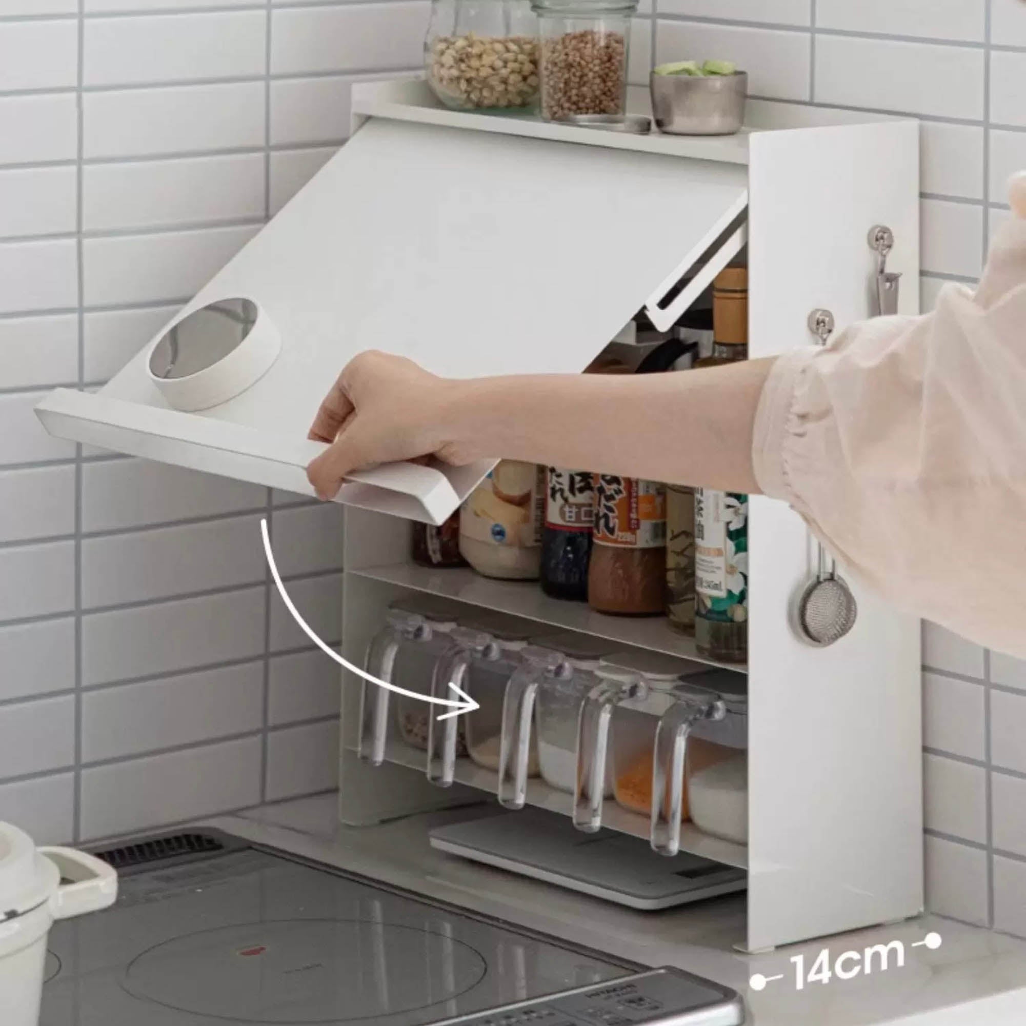 Flip-top Storage Rack