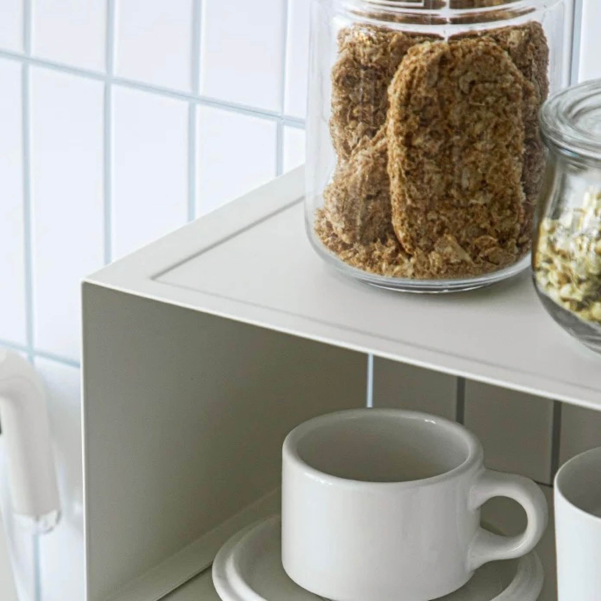 Storage Rack with Basket