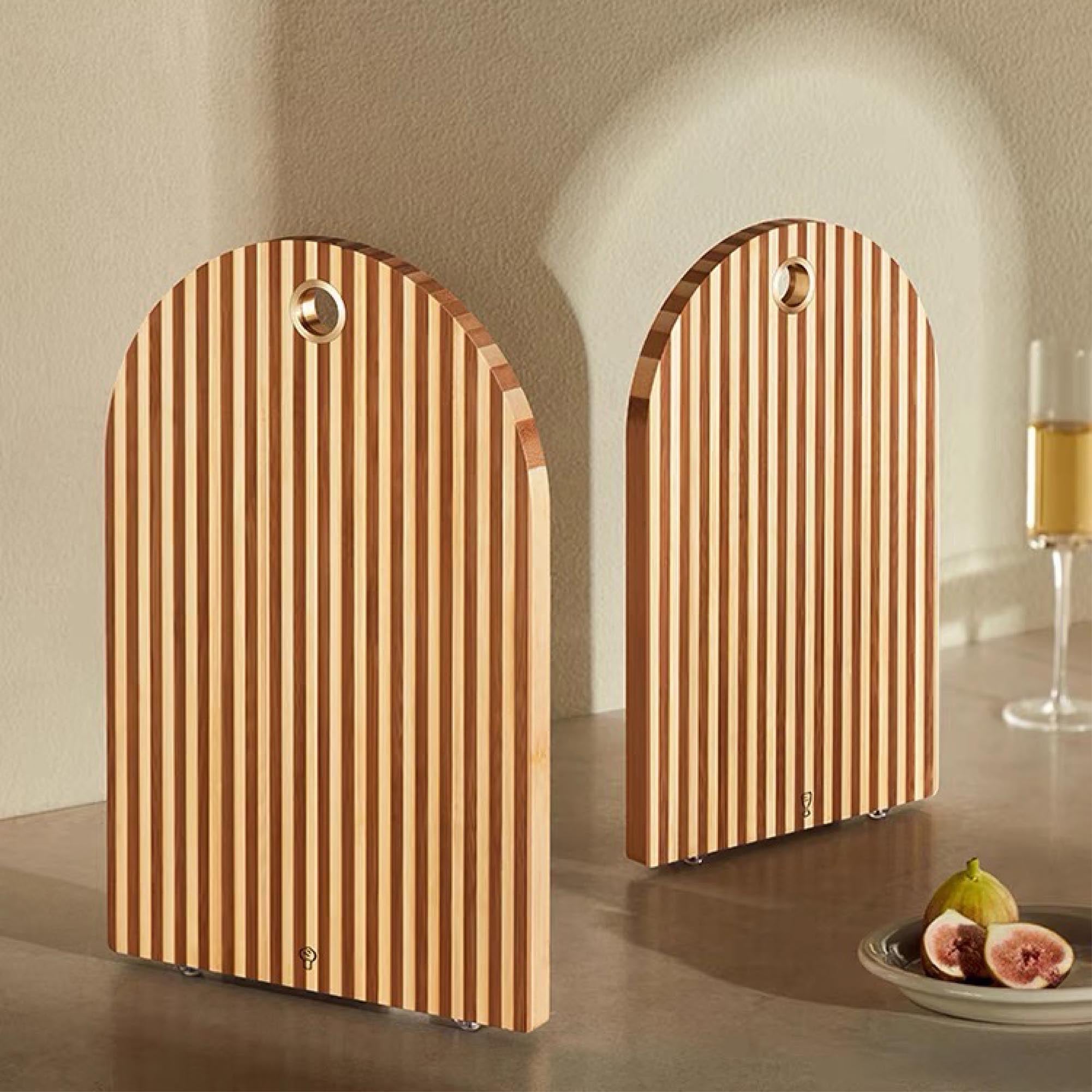 Wooden Striped Chopping Board
