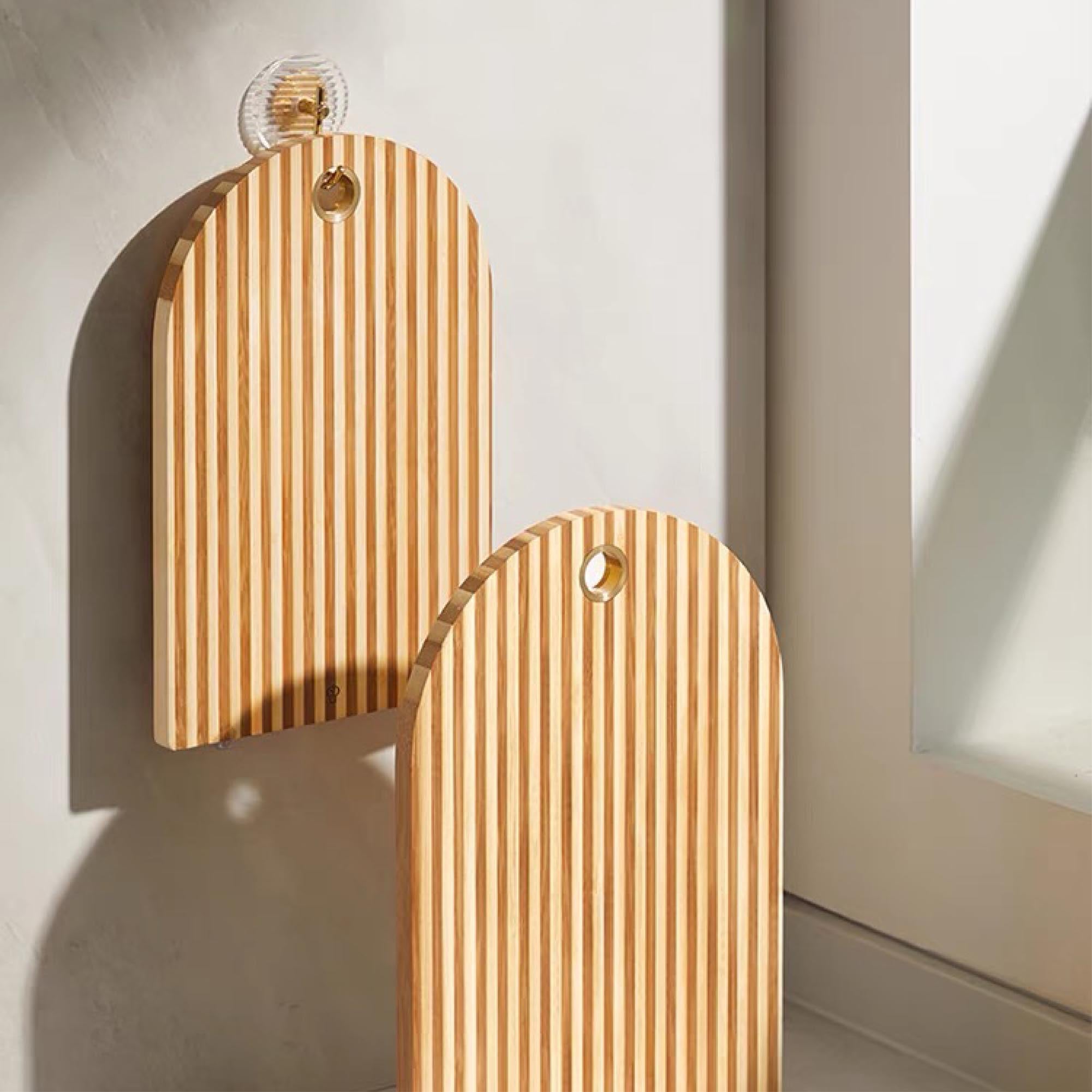 Wooden Striped Chopping Board