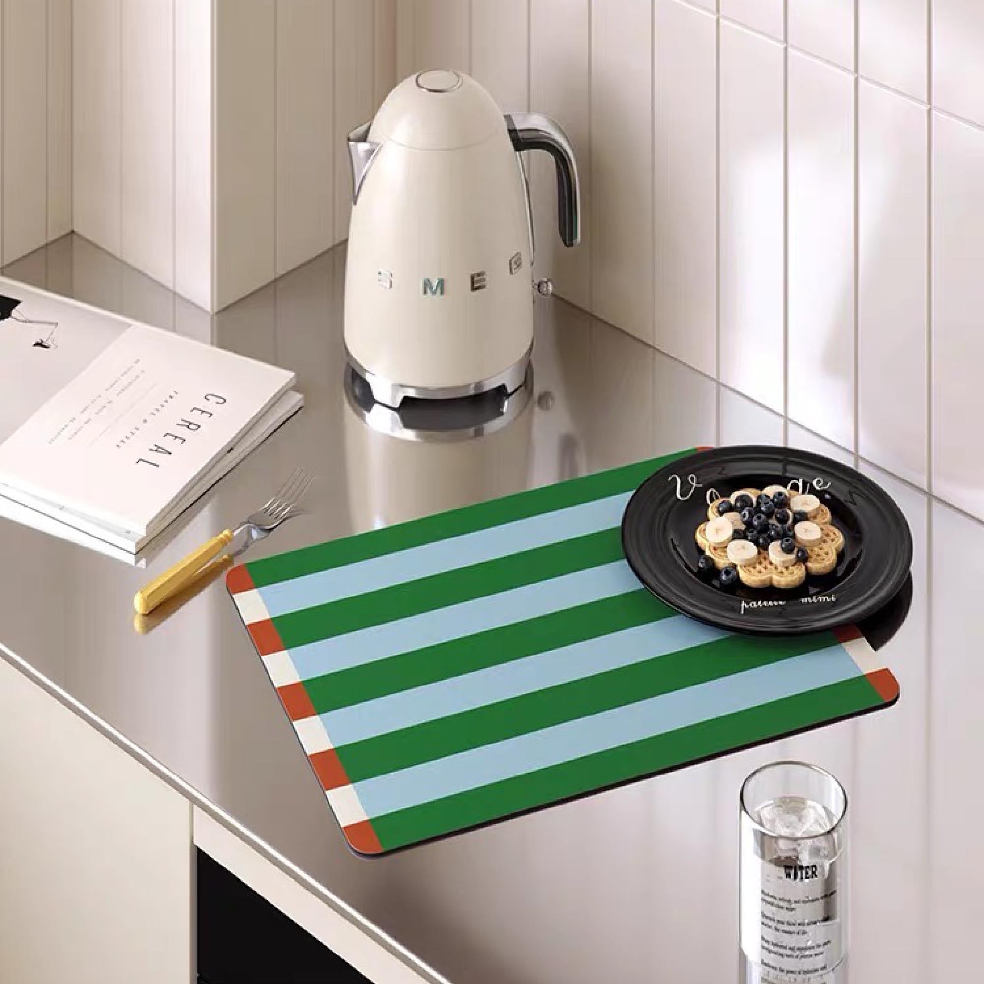 Color-Blocking Striped Placemat