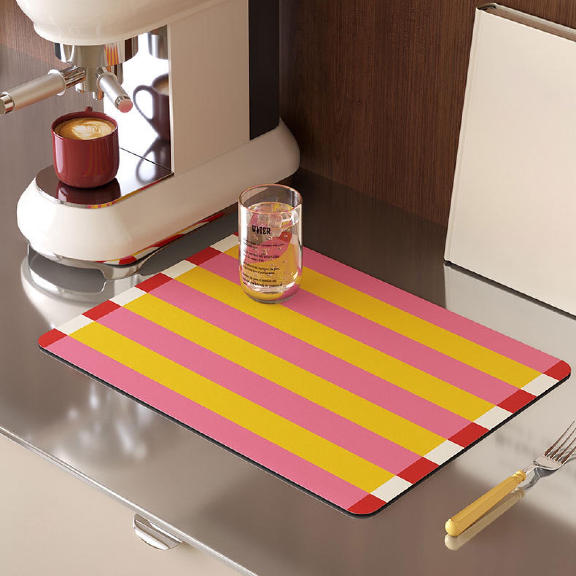 Color-Blocking Striped Placemat