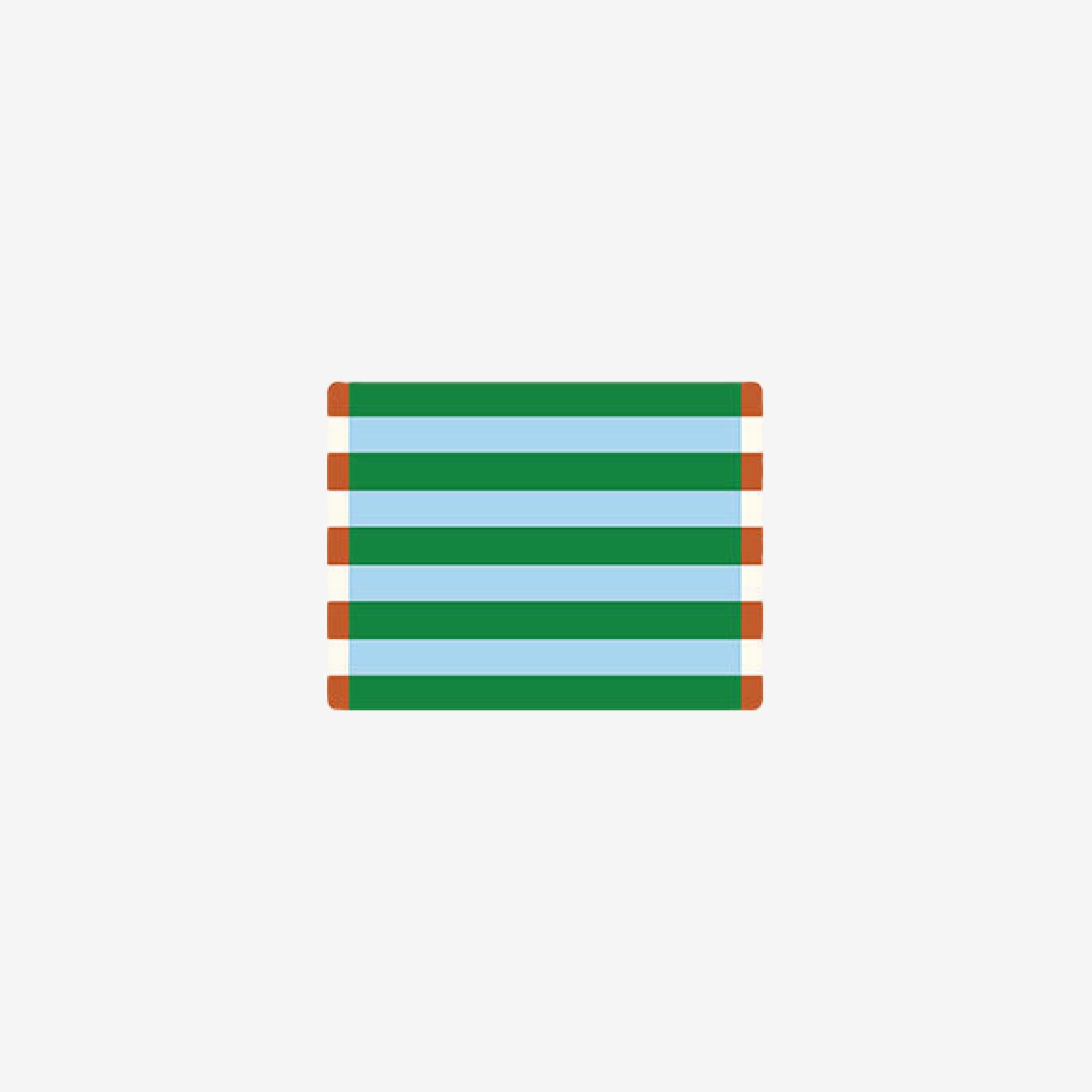 Color-Blocking Striped Placemat