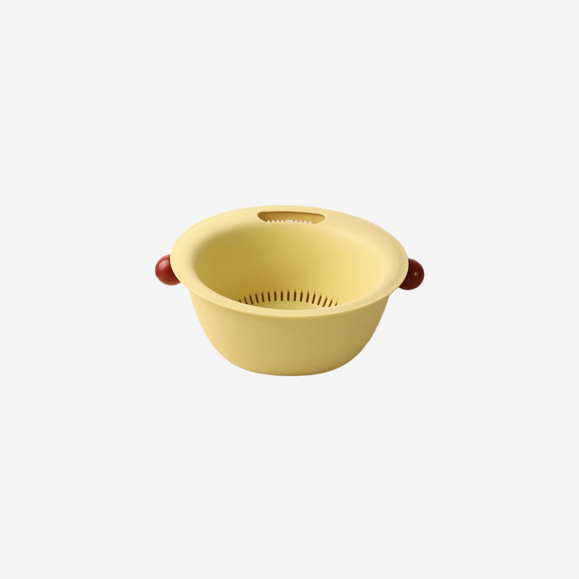 Colander with Bead Handles