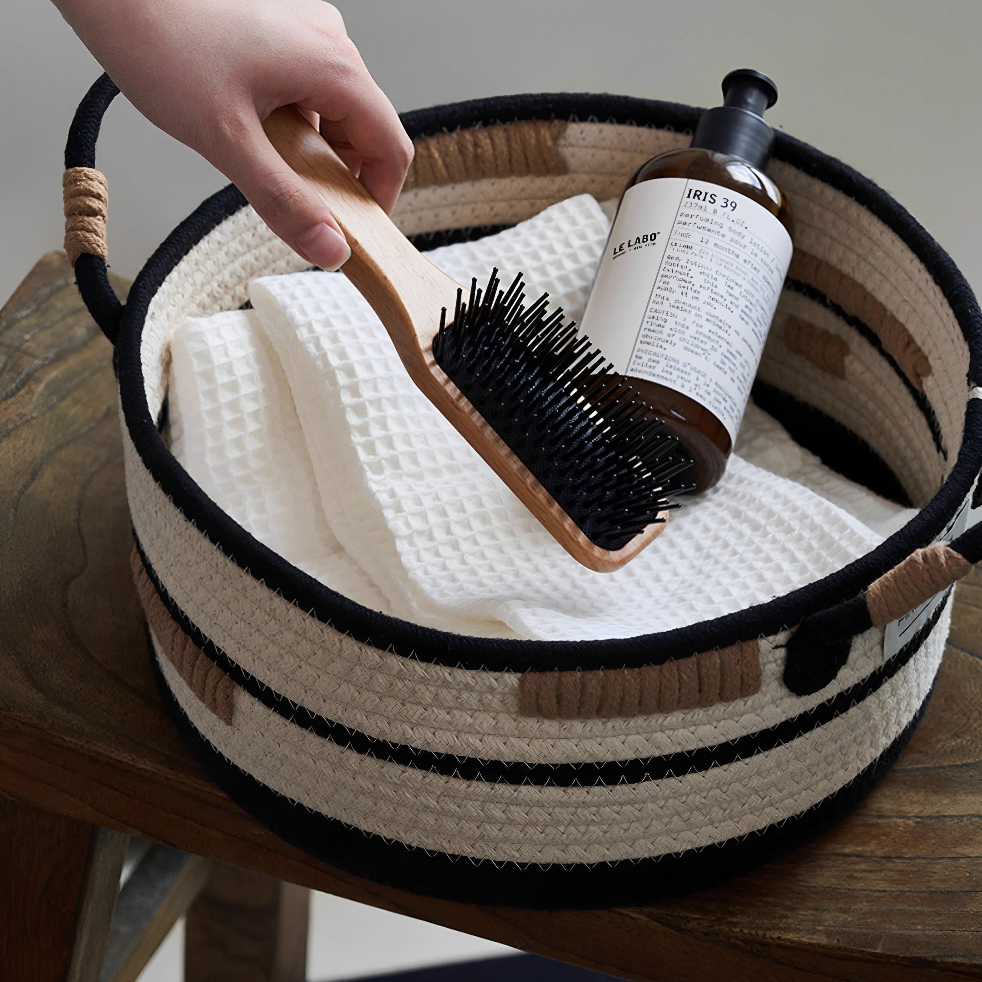 Tan Woven Basket