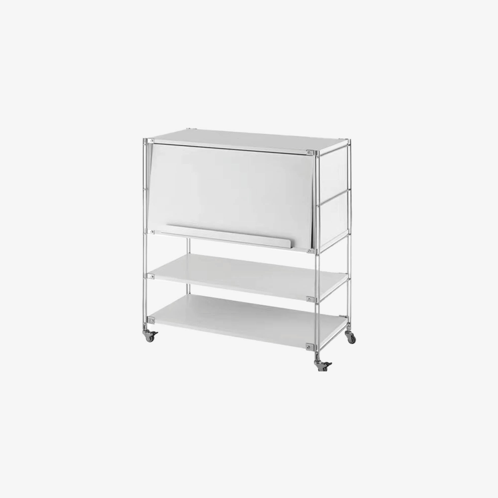 GRATH Storage Cabinet with Wheels (Flip-door)