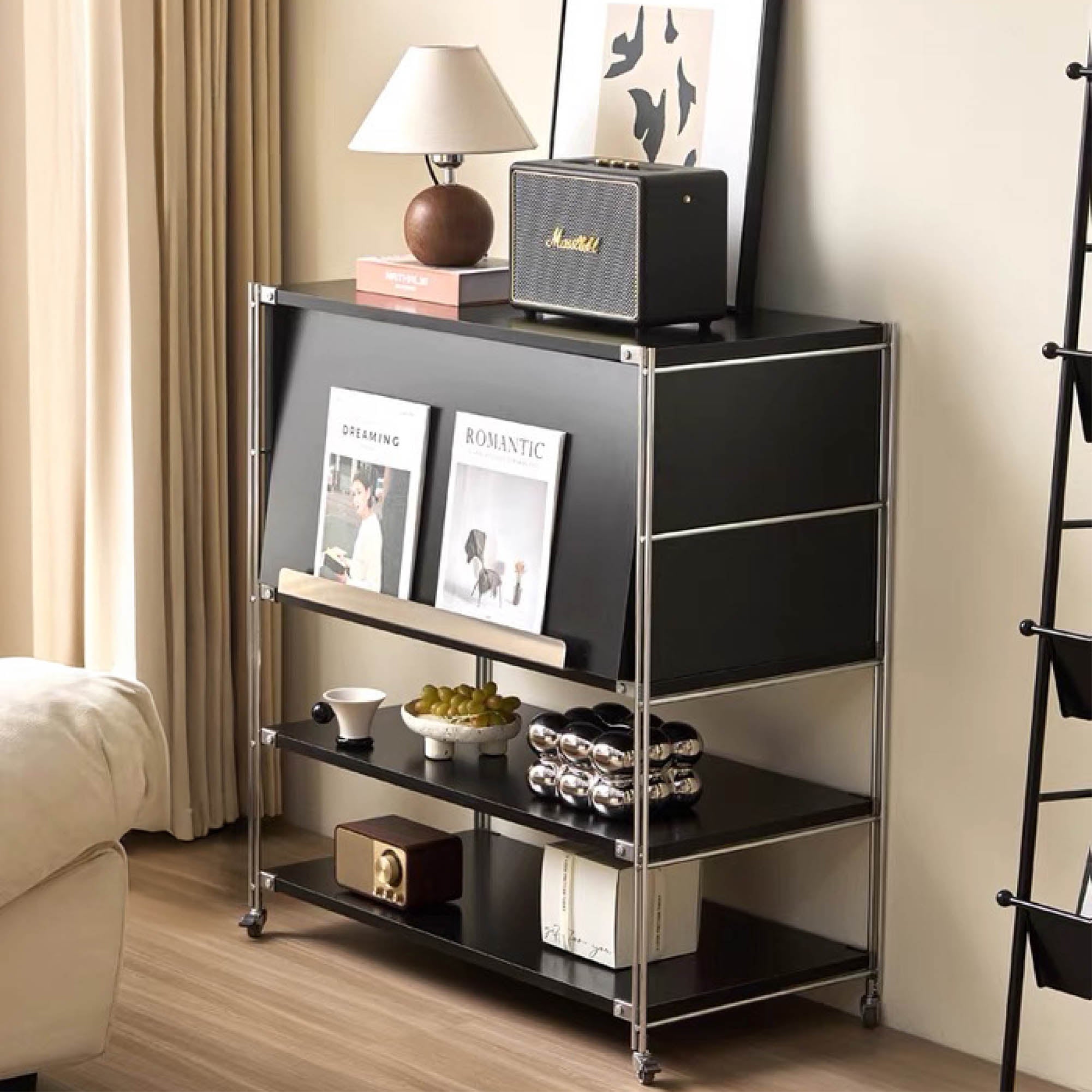 GRATH Storage Cabinet with Wheels (Flip-door)