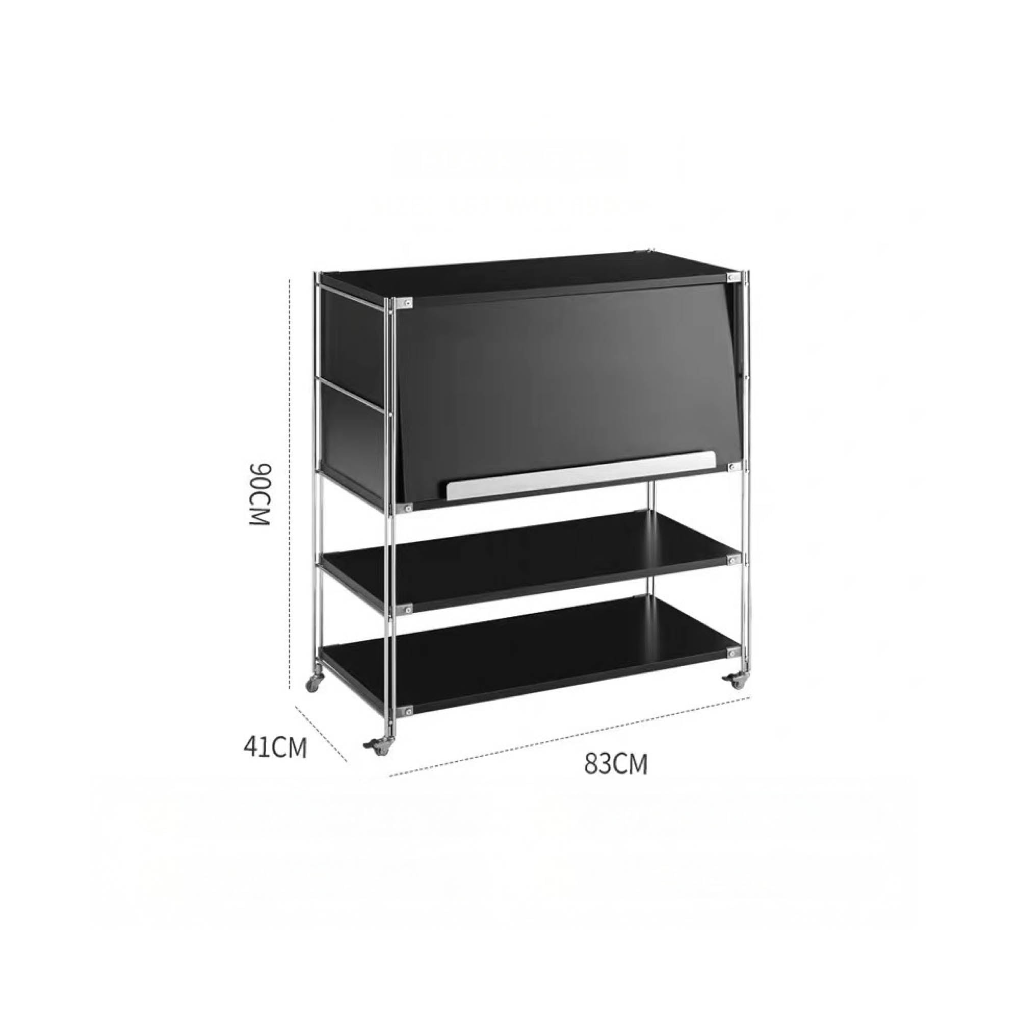 GRATH Storage Cabinet with Wheels (Flip-door)