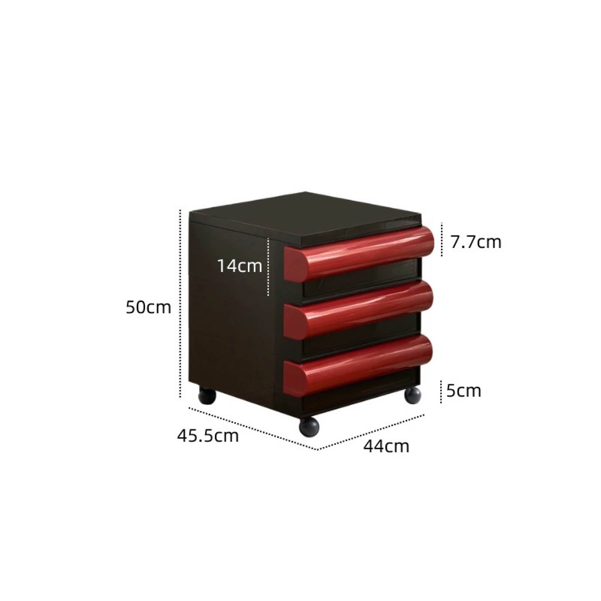 MONDO Mobile Storage Cabinet with Wheels (3 Tier)