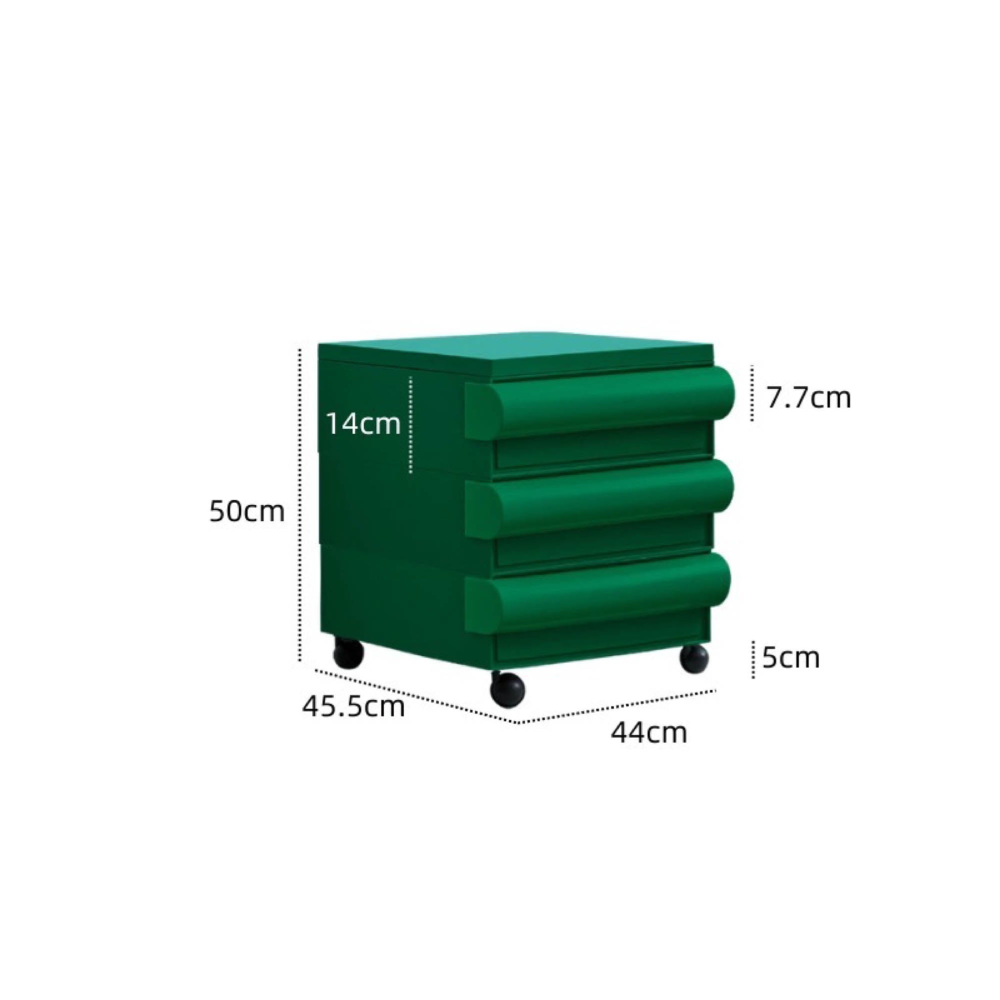MONDO Mobile Storage Cabinet with Wheels (3 Tier)