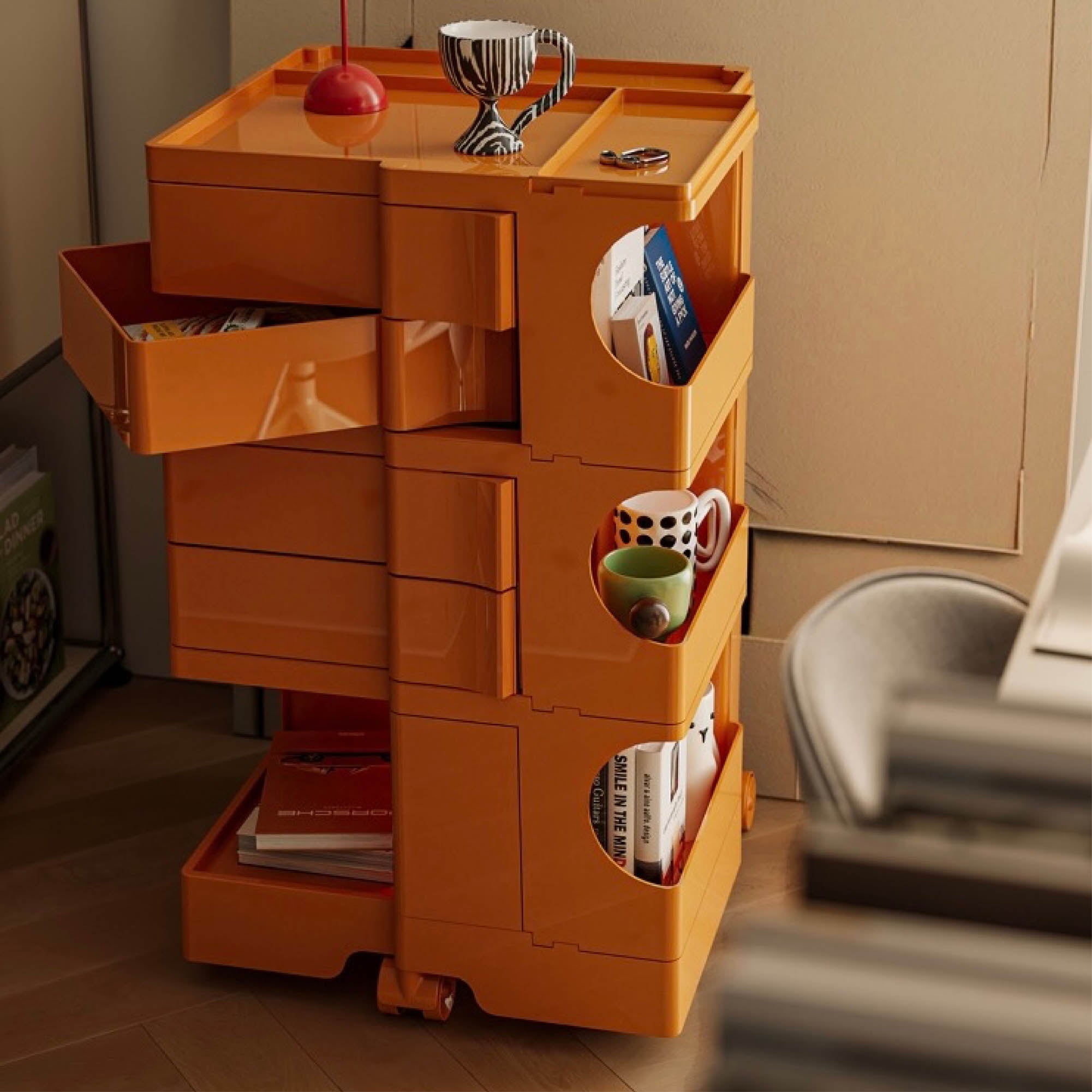 JOEL Mobile Storage Cabinet with Wheels