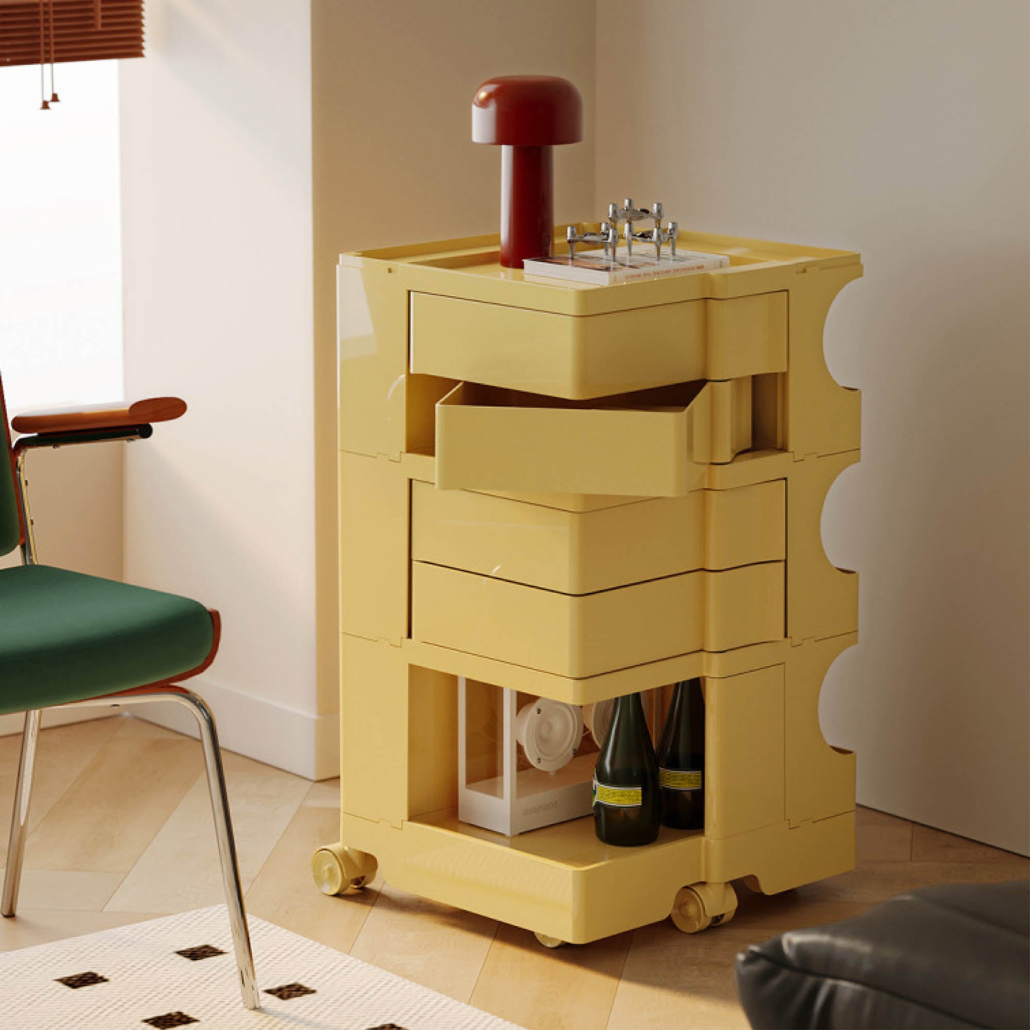 JOEL Mobile Storage Cabinet with Wheels