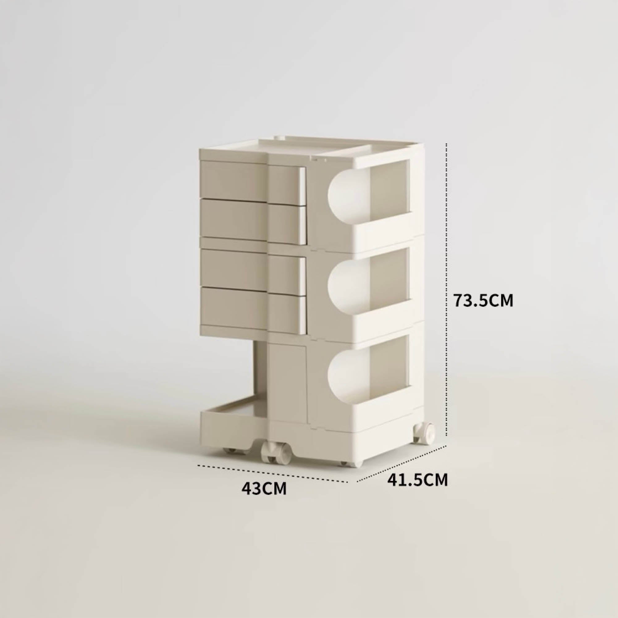 JOEL Mobile Storage Cabinet with Wheels