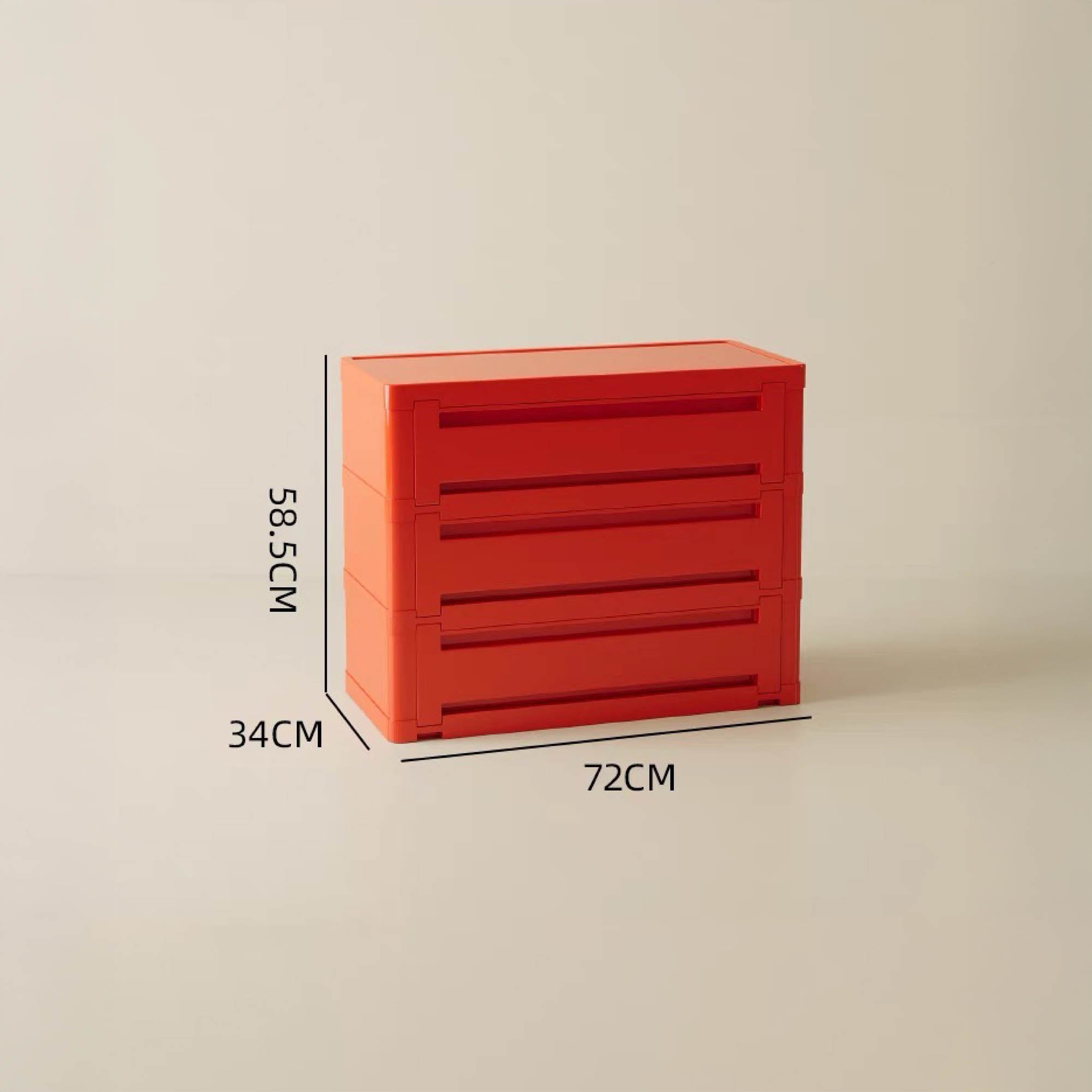 COLE Stackable Storage Cabinet (3 Tier)
