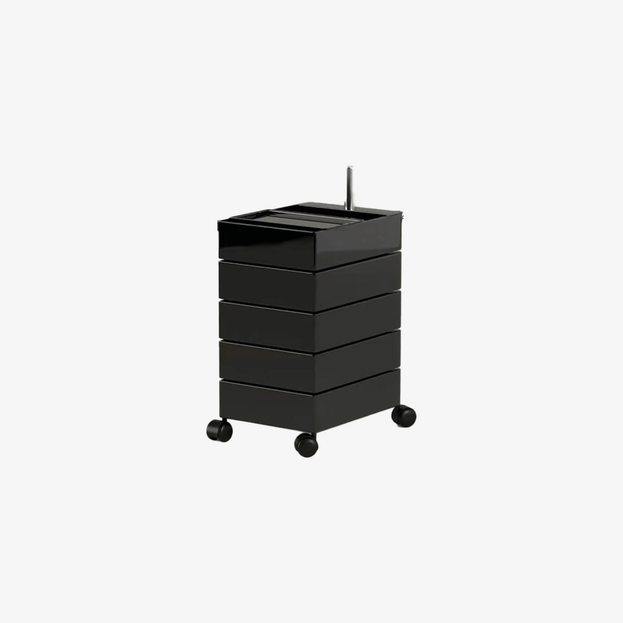 TOBI Mobile Storage Cabinet with Wheels (5 Tier)