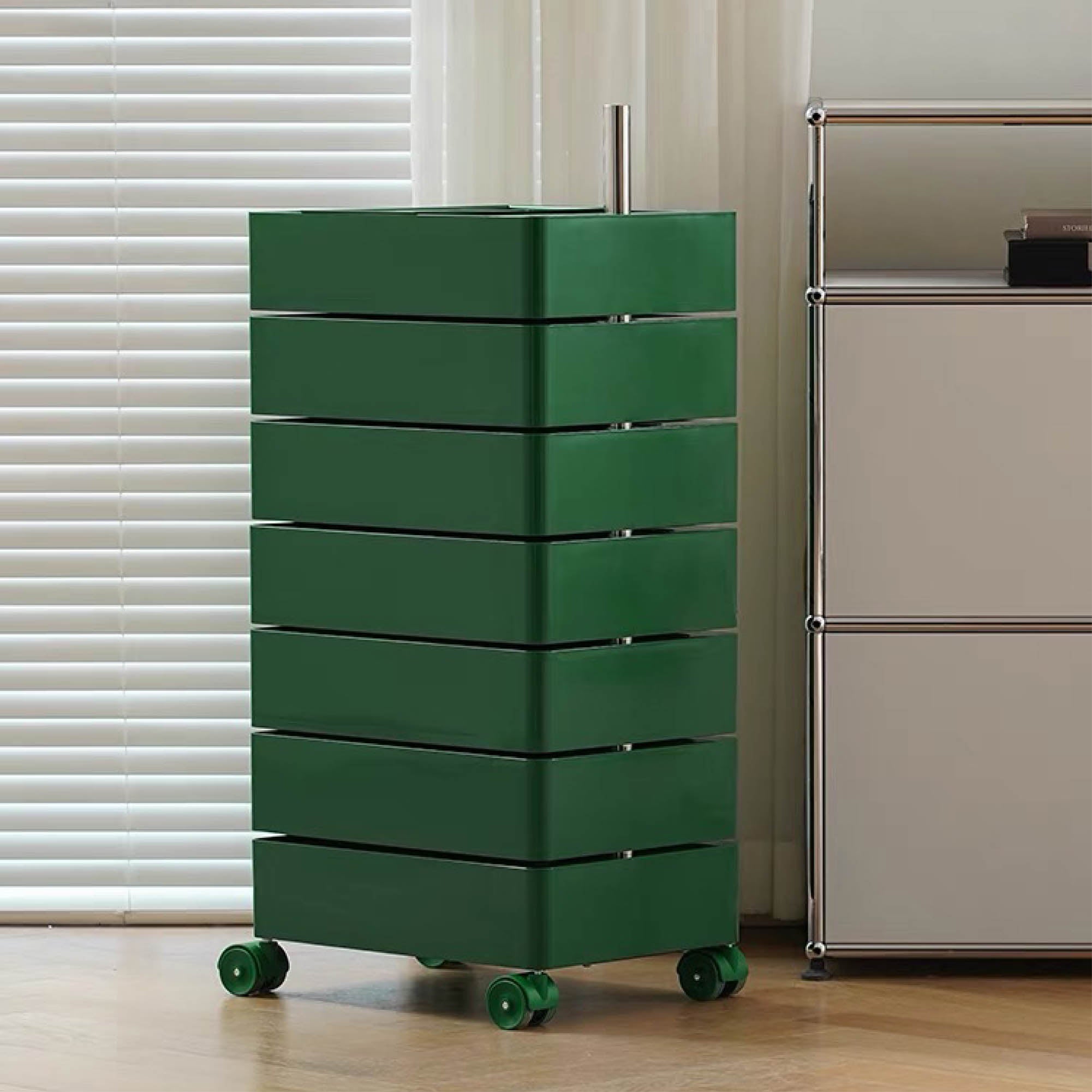 TOBI Mobile Storage Cabinet with Wheels (5 Tier)