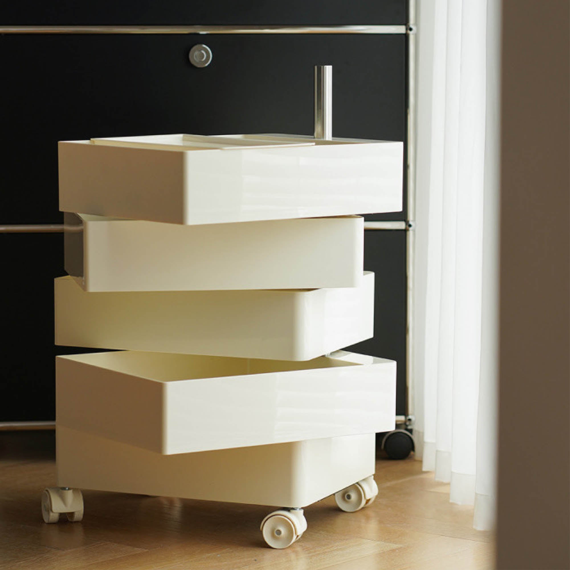 TOBI Mobile Storage Cabinet with Wheels (5 Tier)