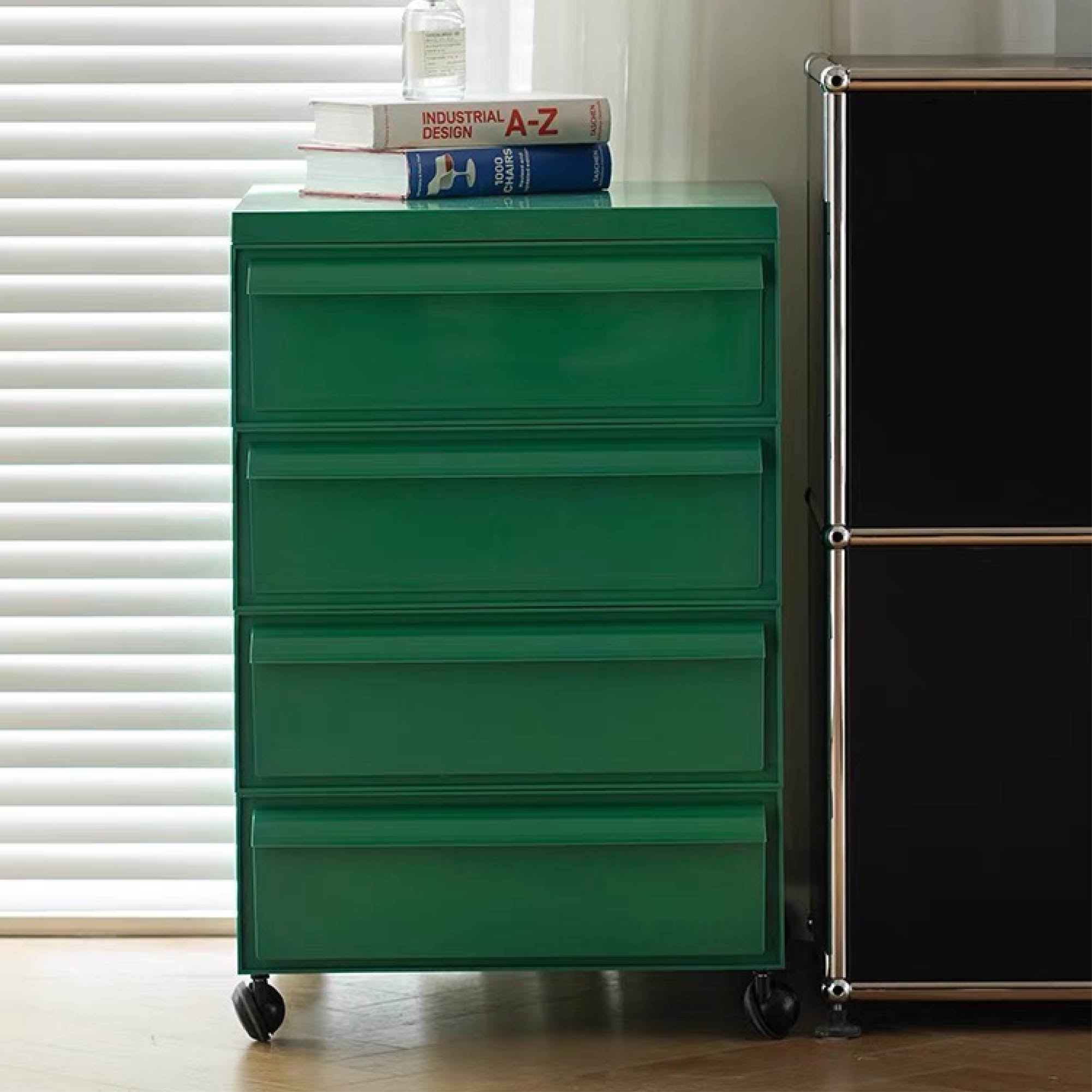 BYRON Mobile Storage Cabinet with Wheels (5 Tier)