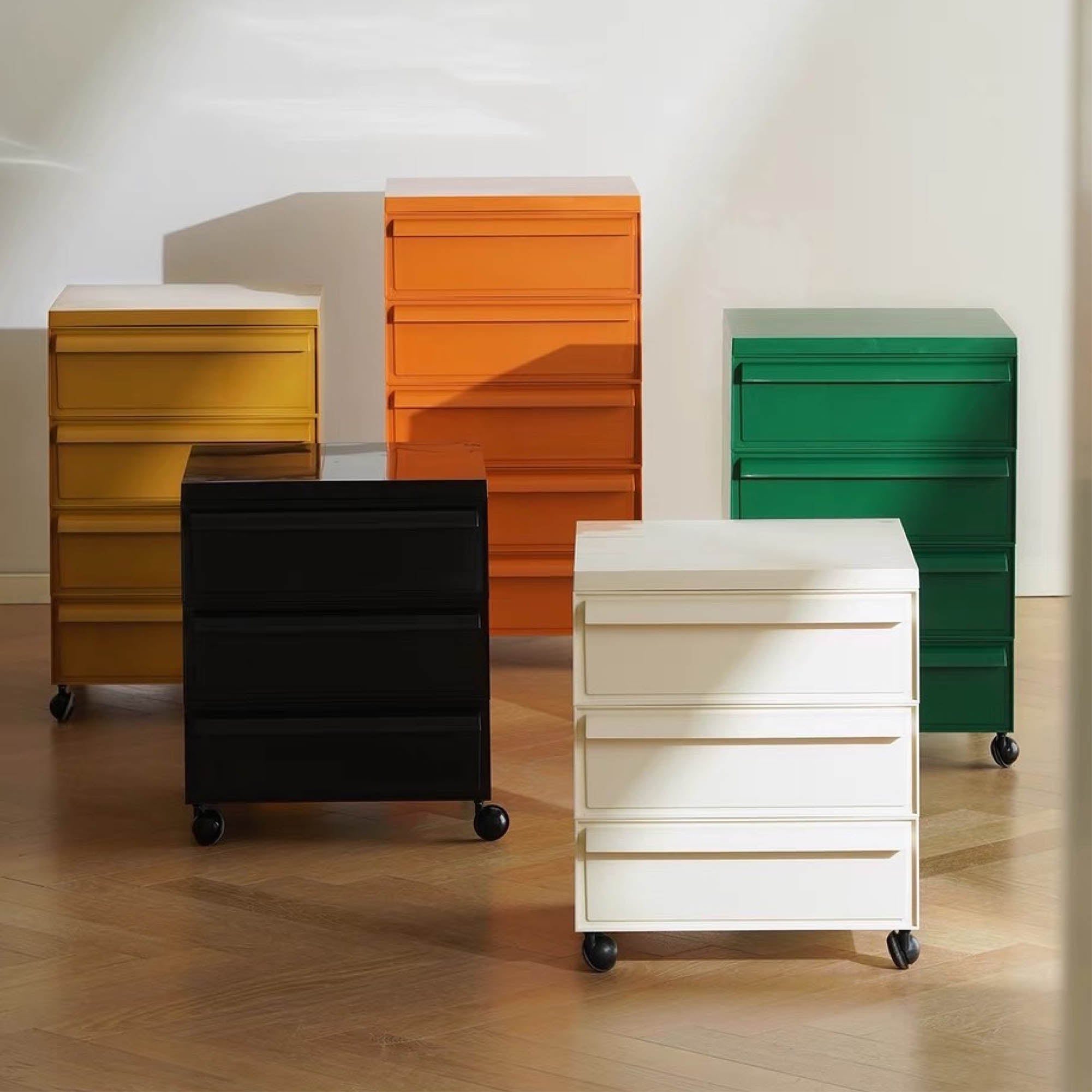 BYRON Mobile Storage Cabinet with Wheels (5 Tier)