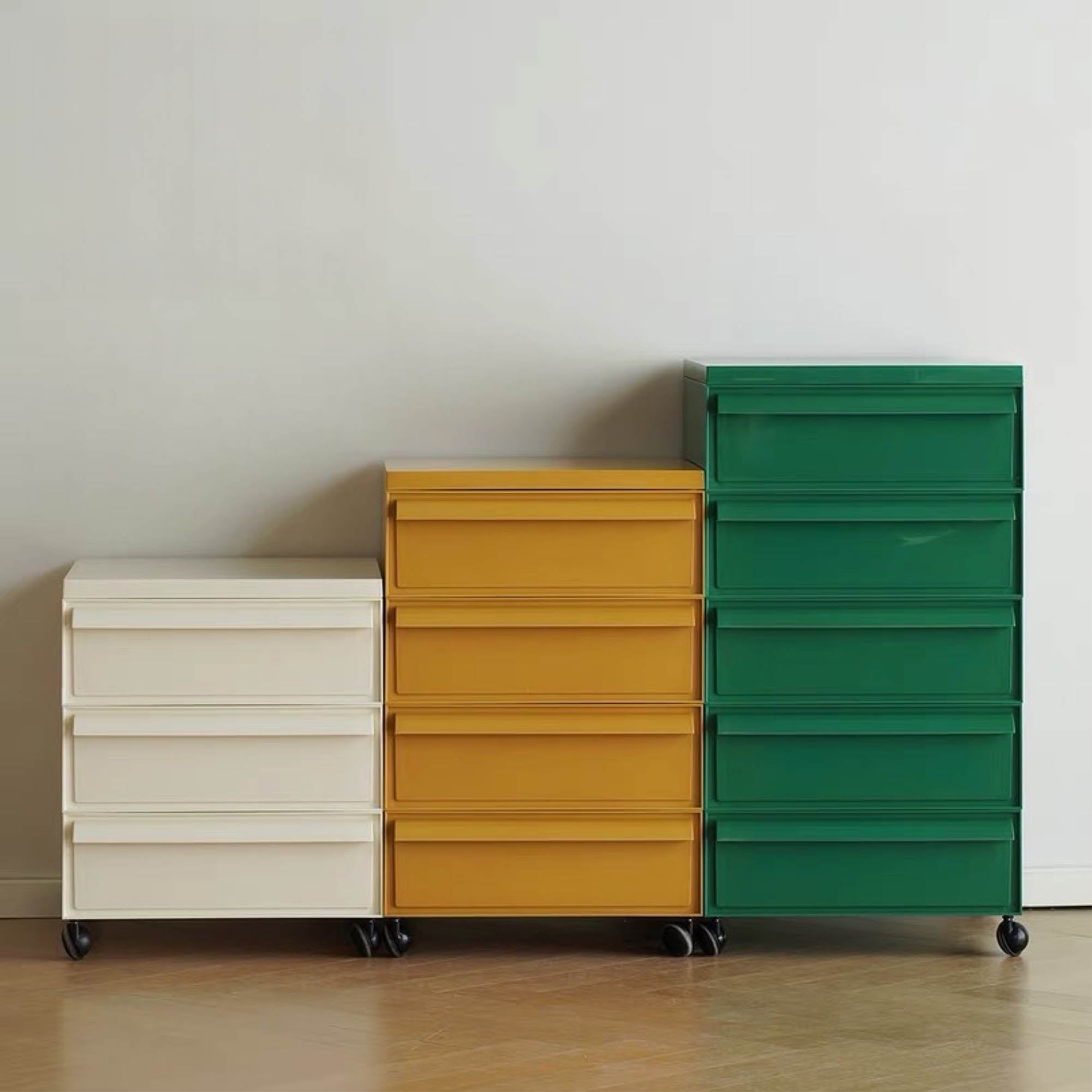 BYRON Mobile Storage Cabinet with Wheels (5 Tier)
