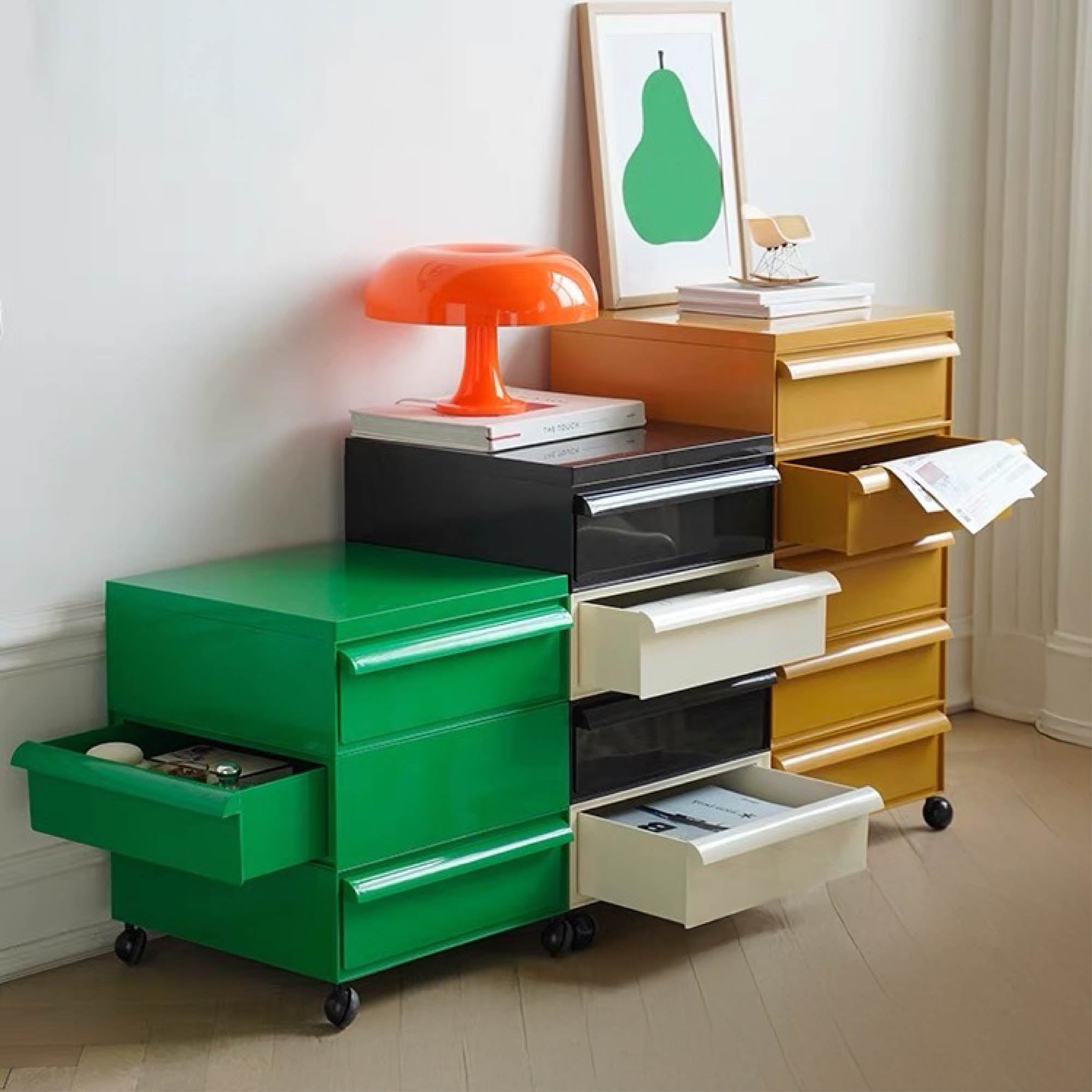 BYRON Mobile Storage Cabinet with Wheels (5 Tier)