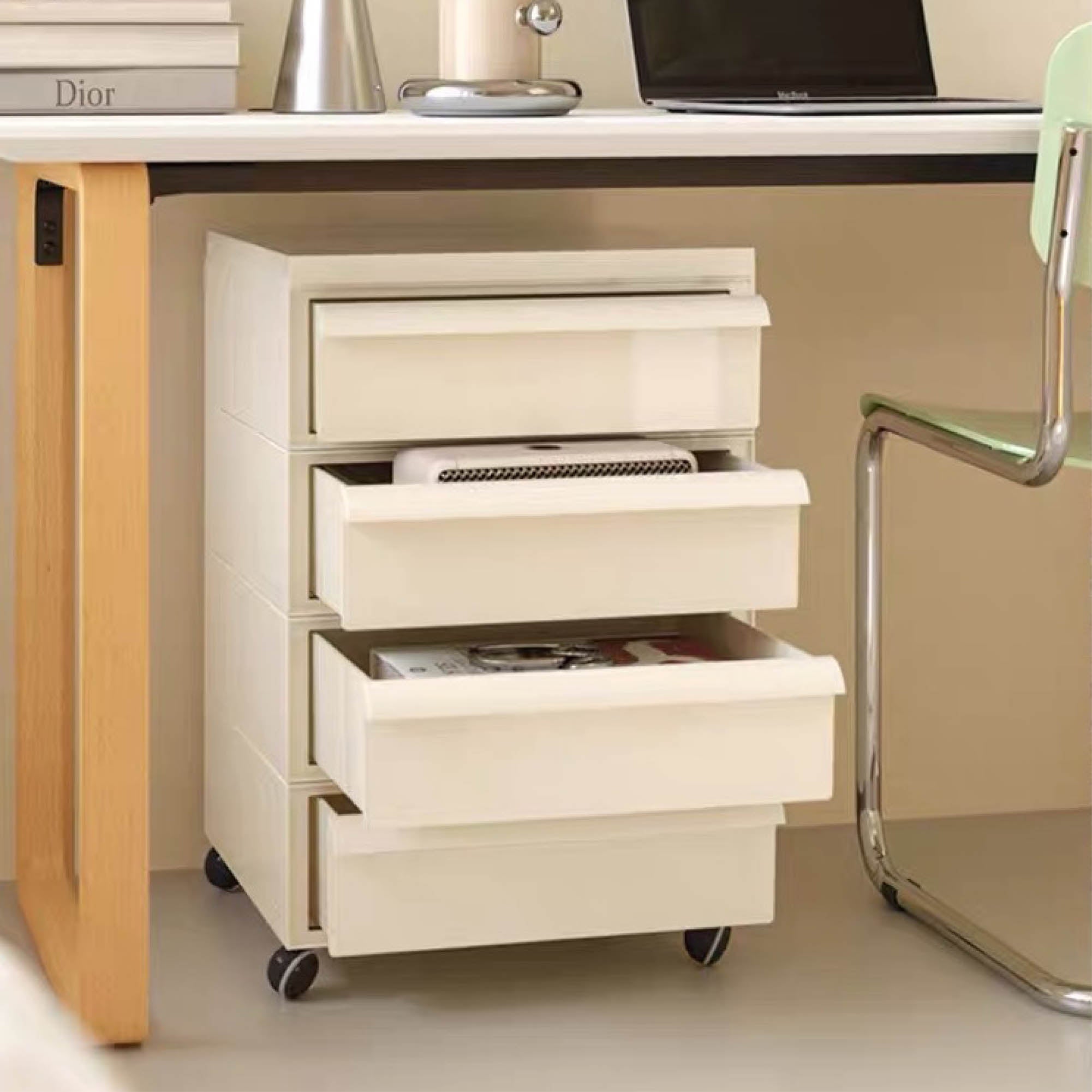 BYRON Mobile Storage Cabinet with Wheels (5 Tier)