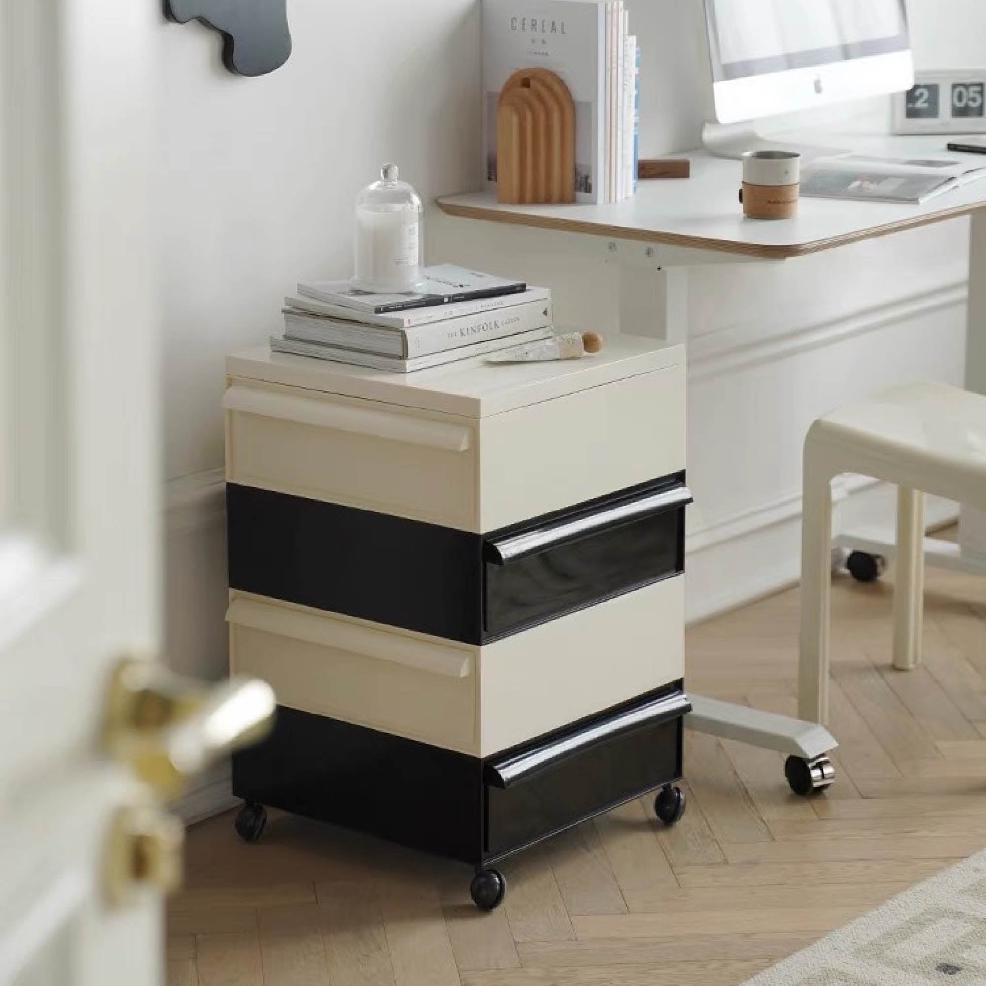 BYRON Mobile Storage Cabinet with Wheels (5 Tier)