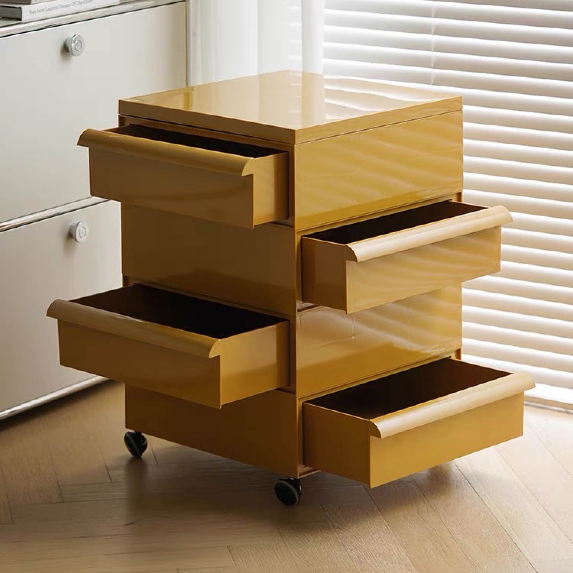 BYRON Mobile Storage Cabinet with Wheels (5 Tier)