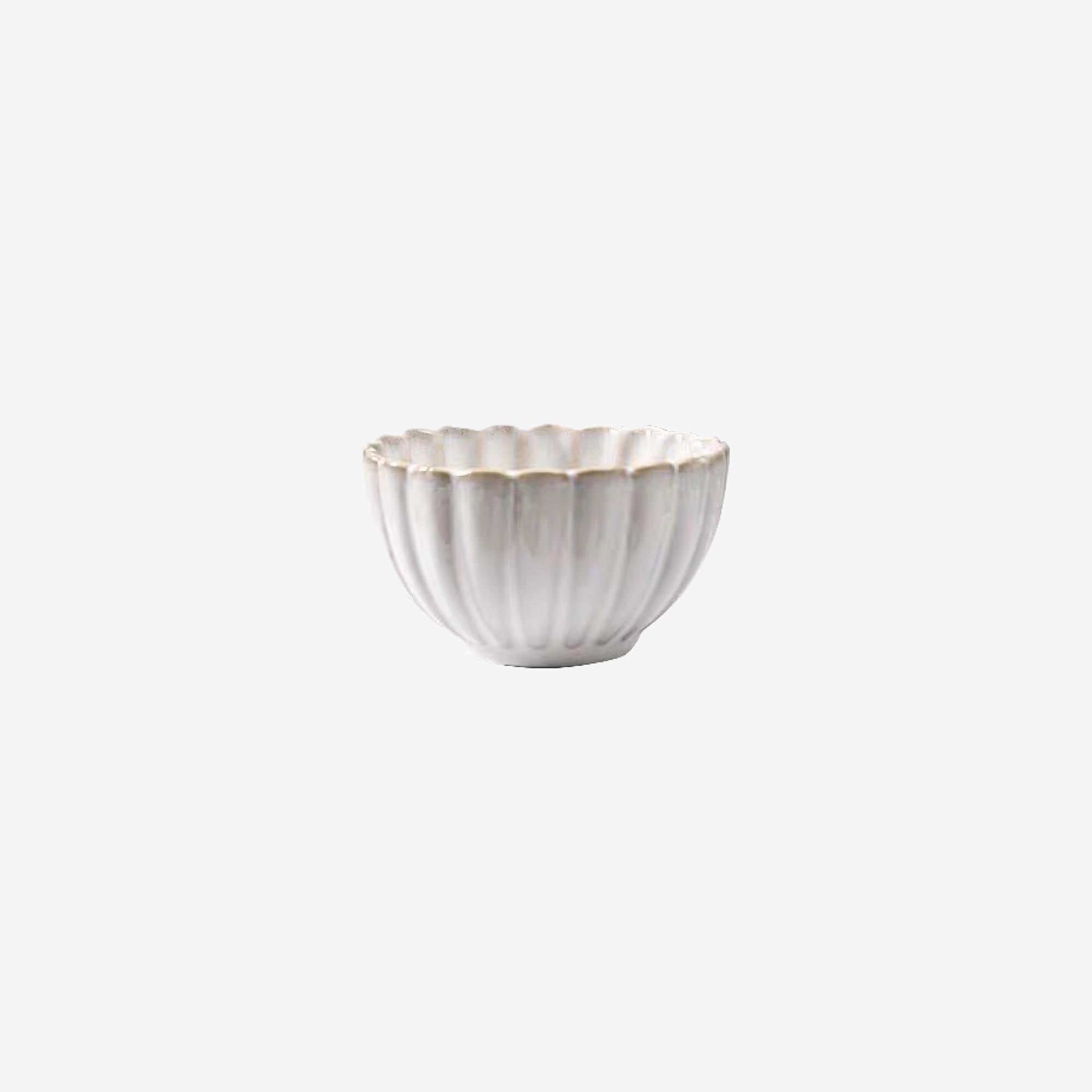 White Scallop Edge Bowl