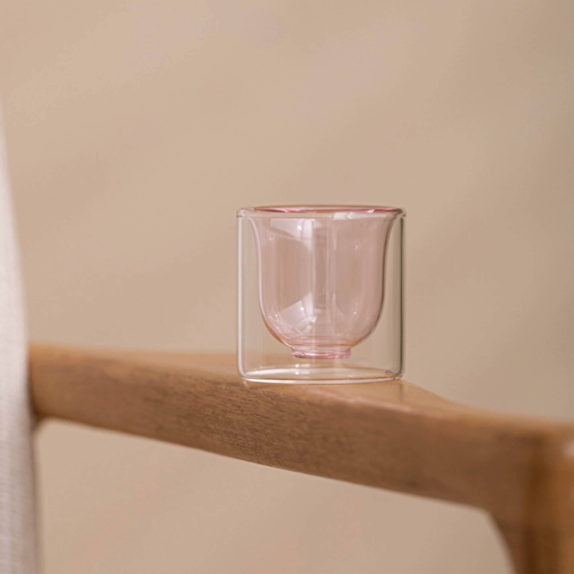Colored Glass Tea Cup (set of five)