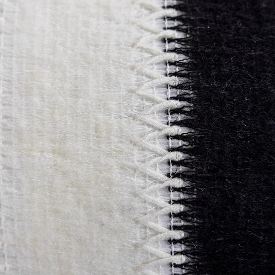 Black and White Striped Cushion Cover