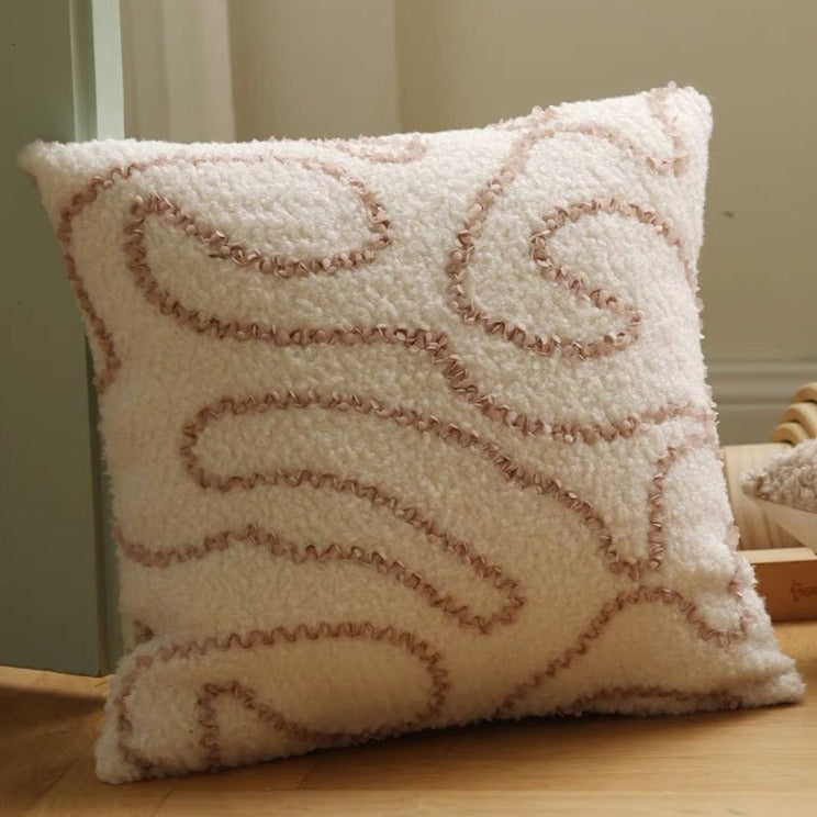 Cushion Cover with Sequin Squiggle