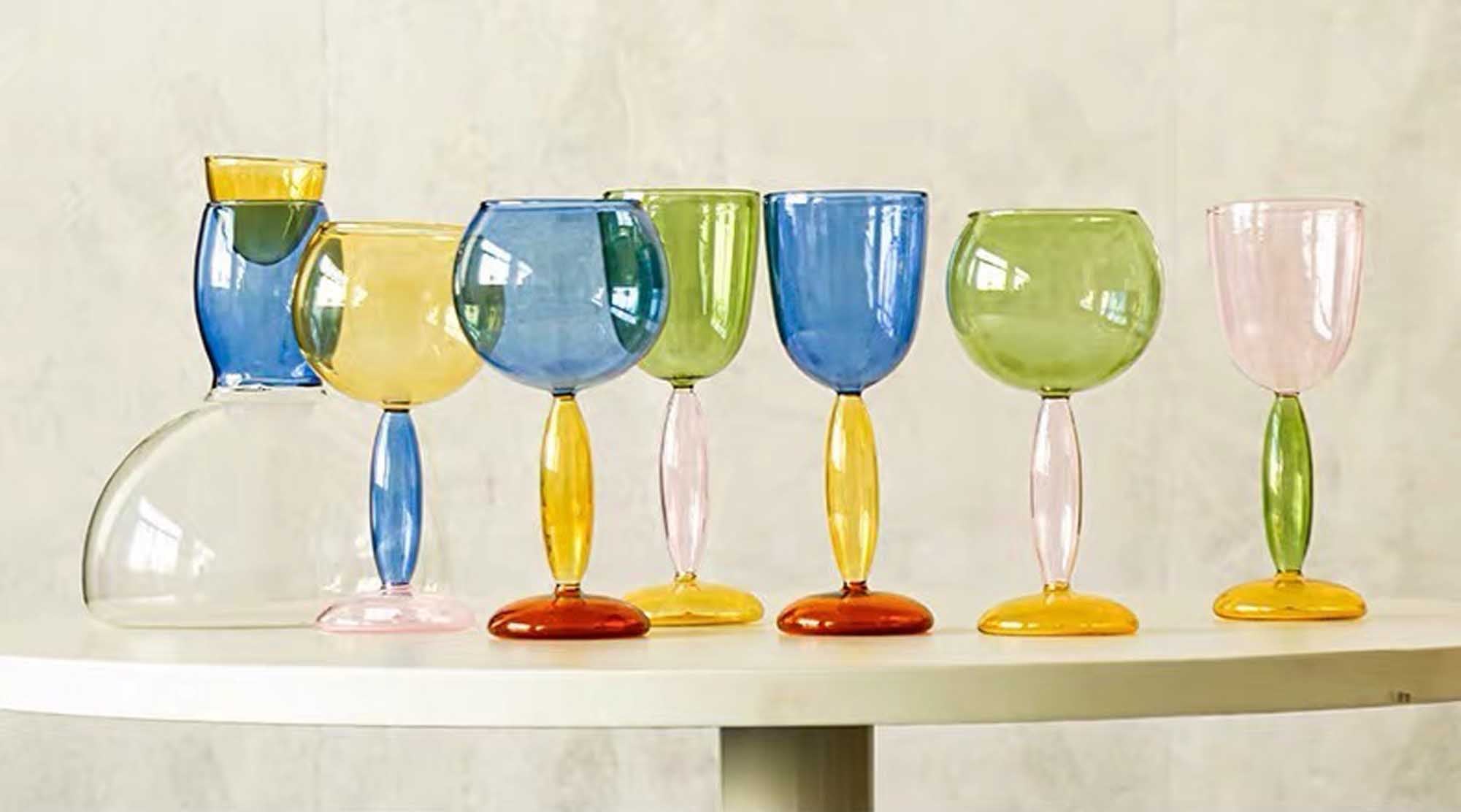 Round Wine Glass