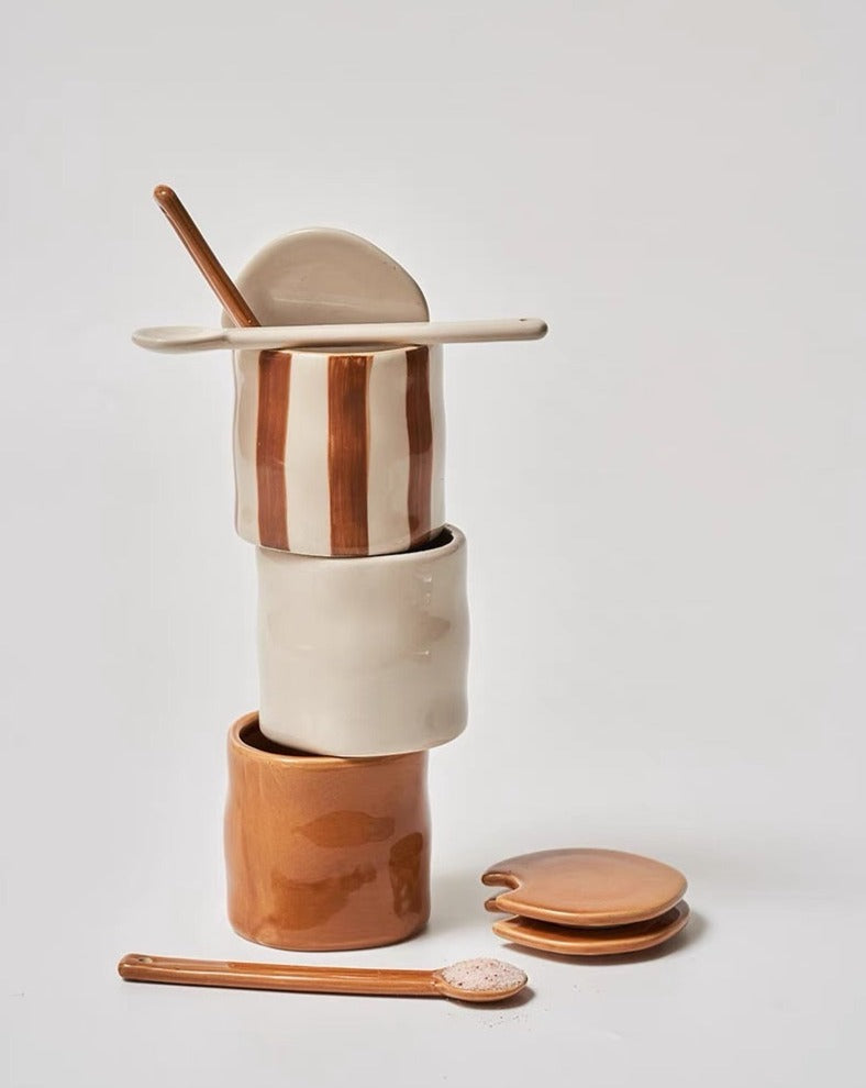 Puff Kitchen Condiments Jar
