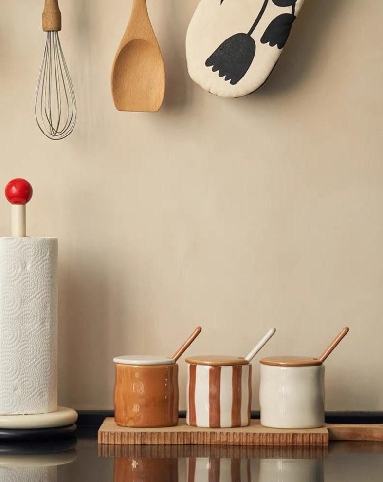 Puff Kitchen Condiments Jar