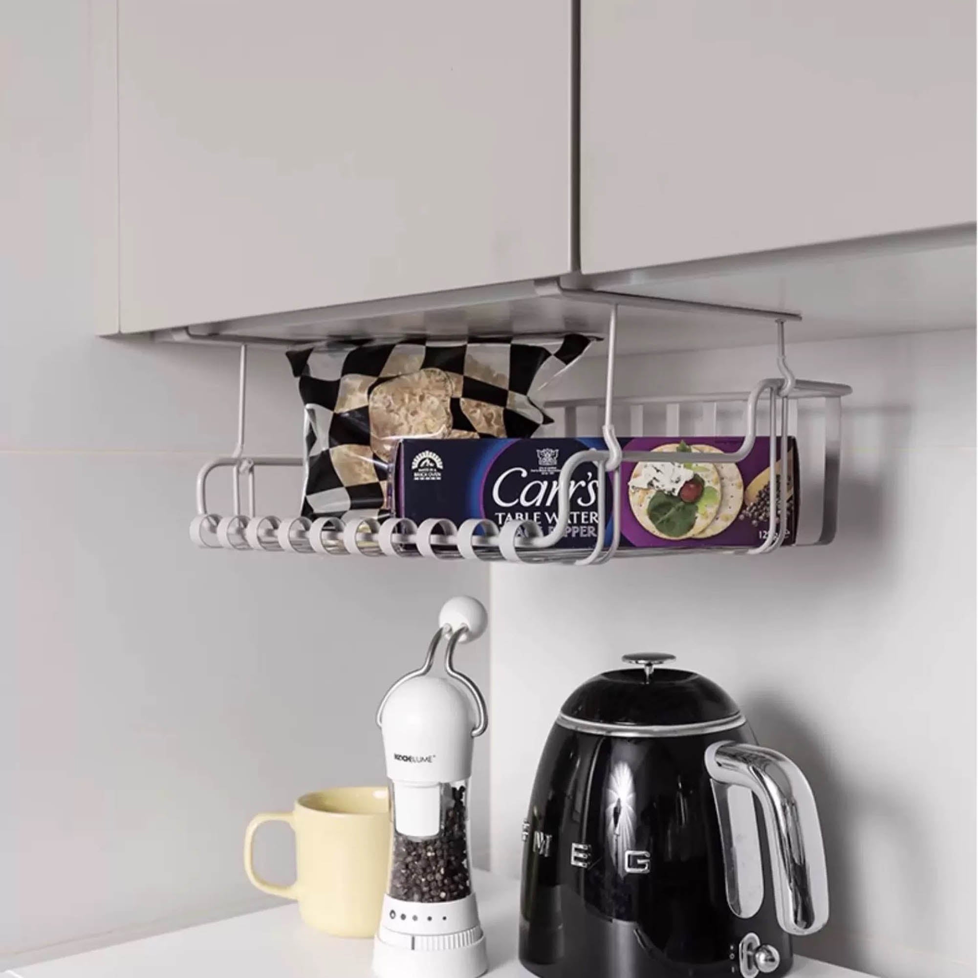 Hanging Under Cabinet Multi-Purpose Shelf